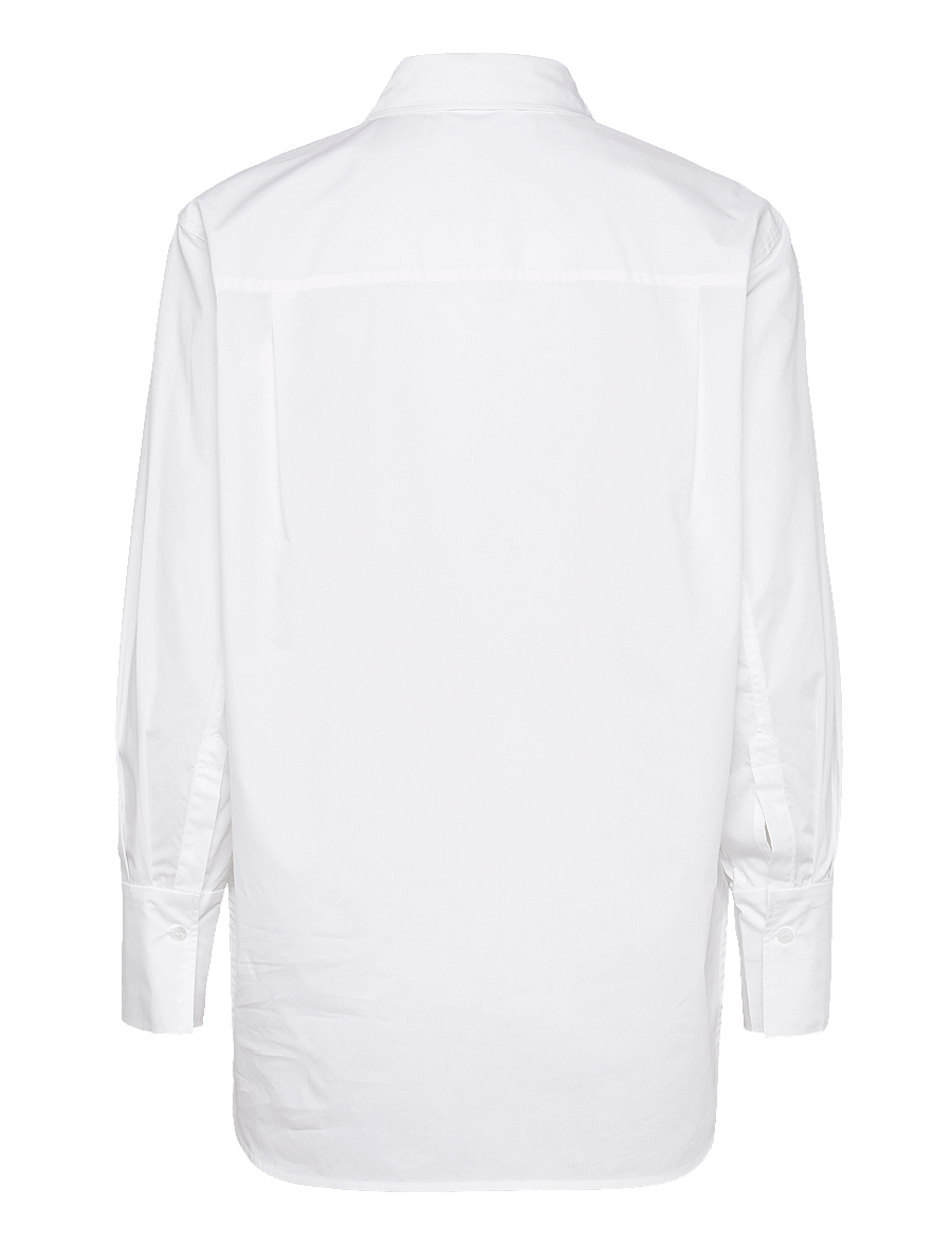 Day Birger et Mikkelsen - Christiane - Solid Cotton RD - pitkähihaiset kauluspaidat - bright white - 2