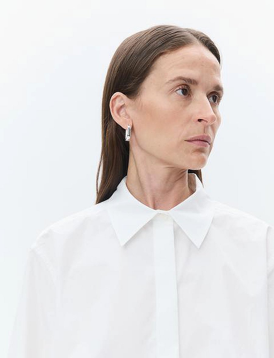 Day Birger et Mikkelsen - Christiane - Solid Cotton RD - pitkähihaiset kauluspaidat - bright white - 5