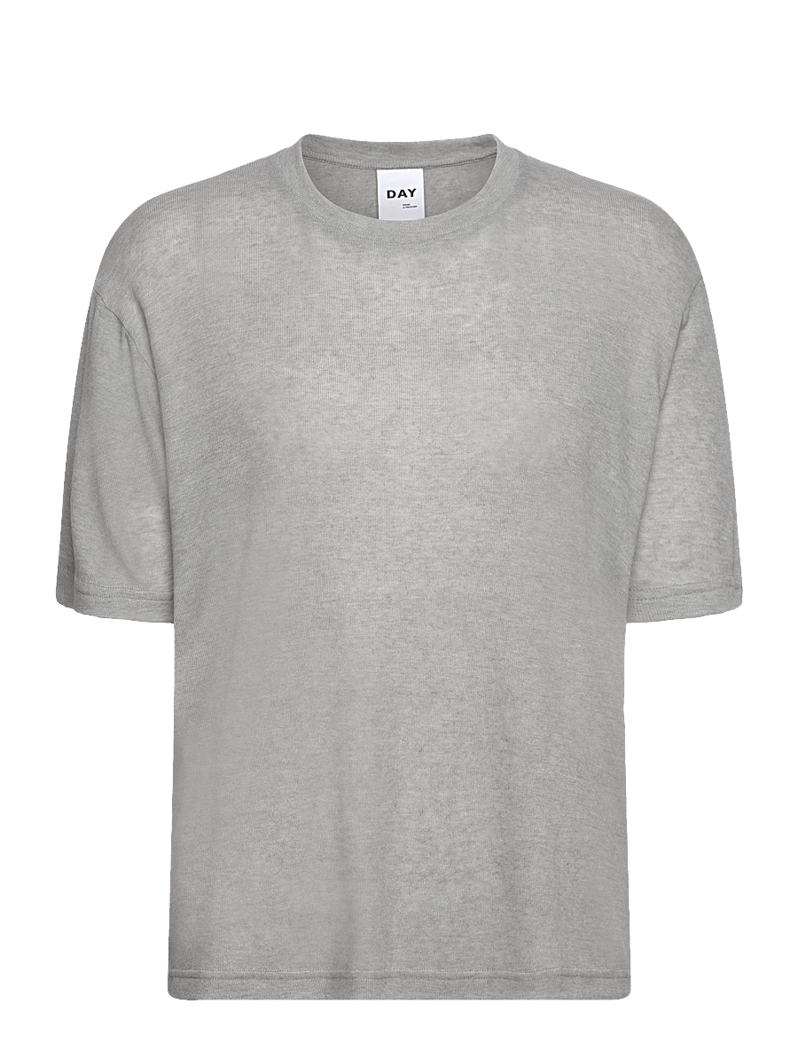 Day Birger et Mikkelsen - Parry - Soft Wool - t-krekli - medium grey melange - 0
