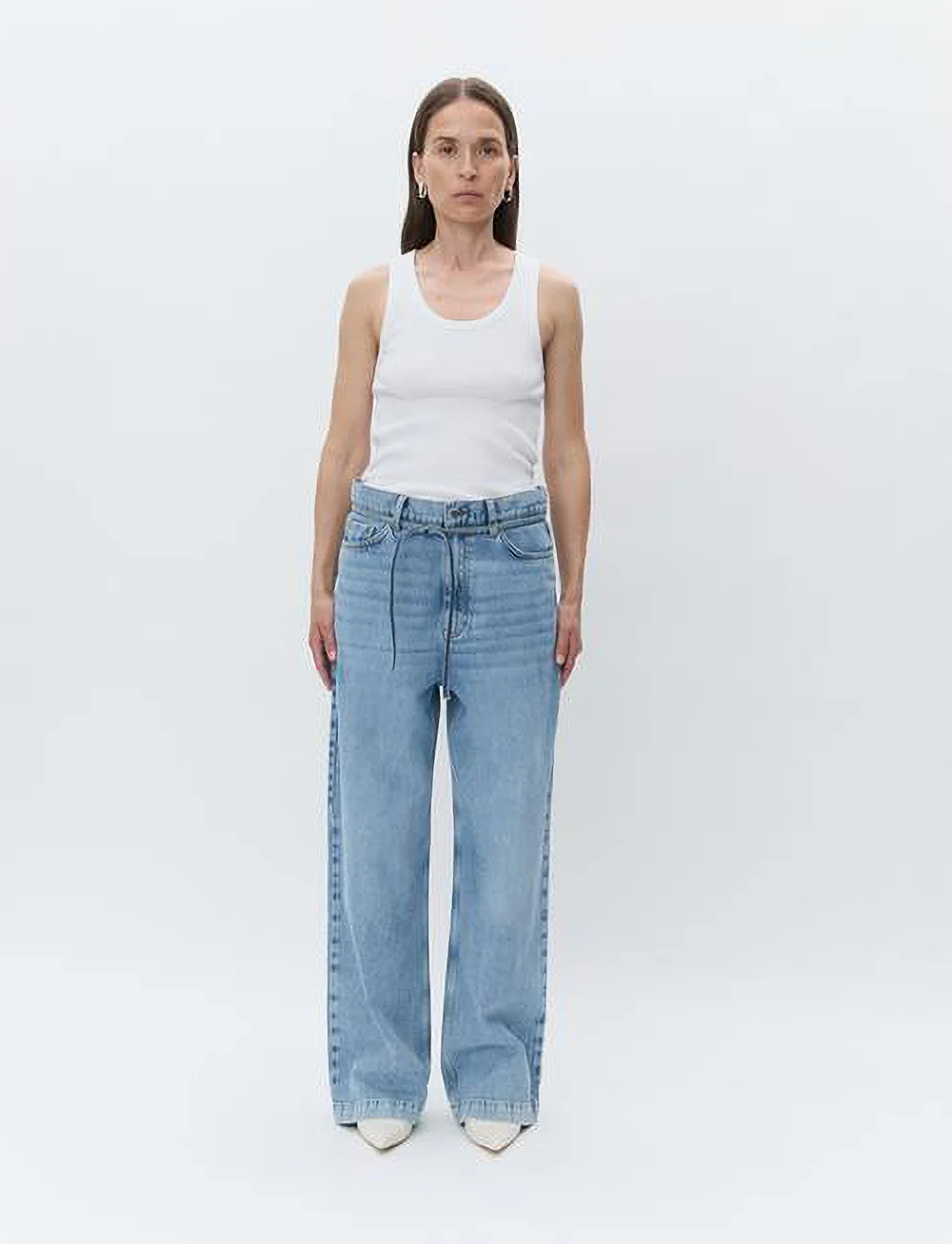 Day Birger et Mikkelsen - Camilo - Classic Rib RD - Ærmeløse toppe - bright white - 0