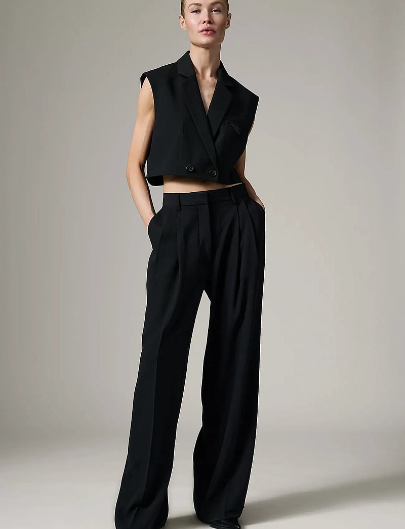 Day Birger et Mikkelsen - Enzo - Classic Gabardine - wide leg trousers - black - 2