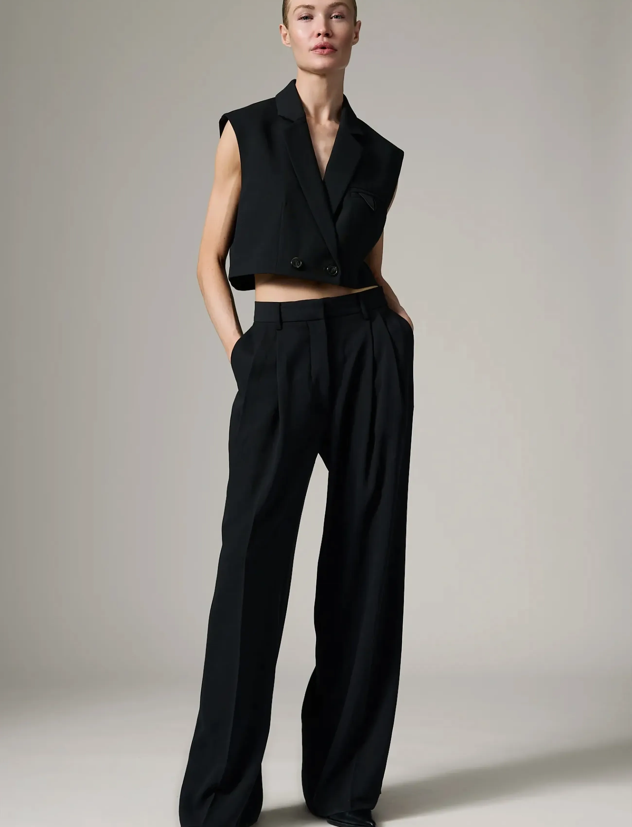 Day Birger et Mikkelsen - Enzo - Classic Gabardine - vida byxor - black - 2