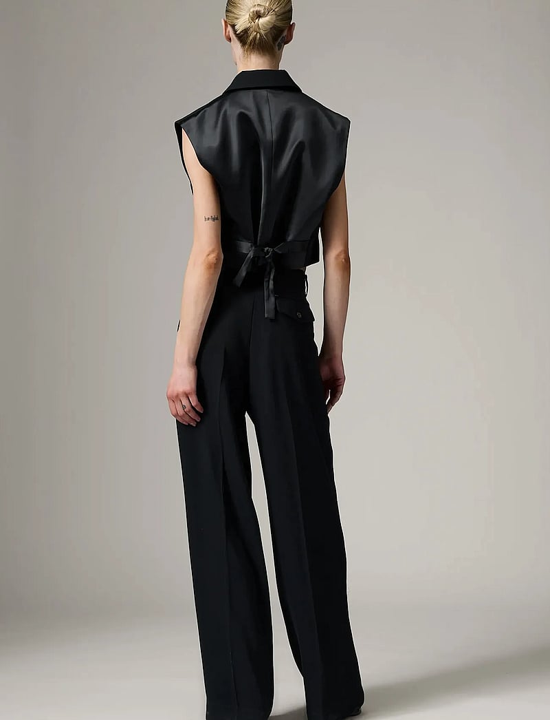Day Birger et Mikkelsen - Enzo - Classic Gabardine - wide leg trousers - black - 3