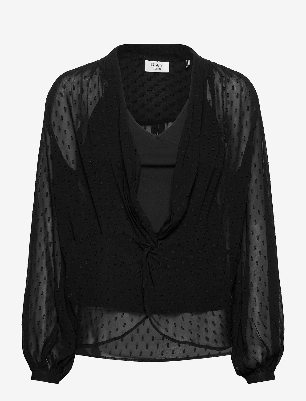 Day Birger et Mikkelsen - DAY Sound - langermede bluser - black - 0