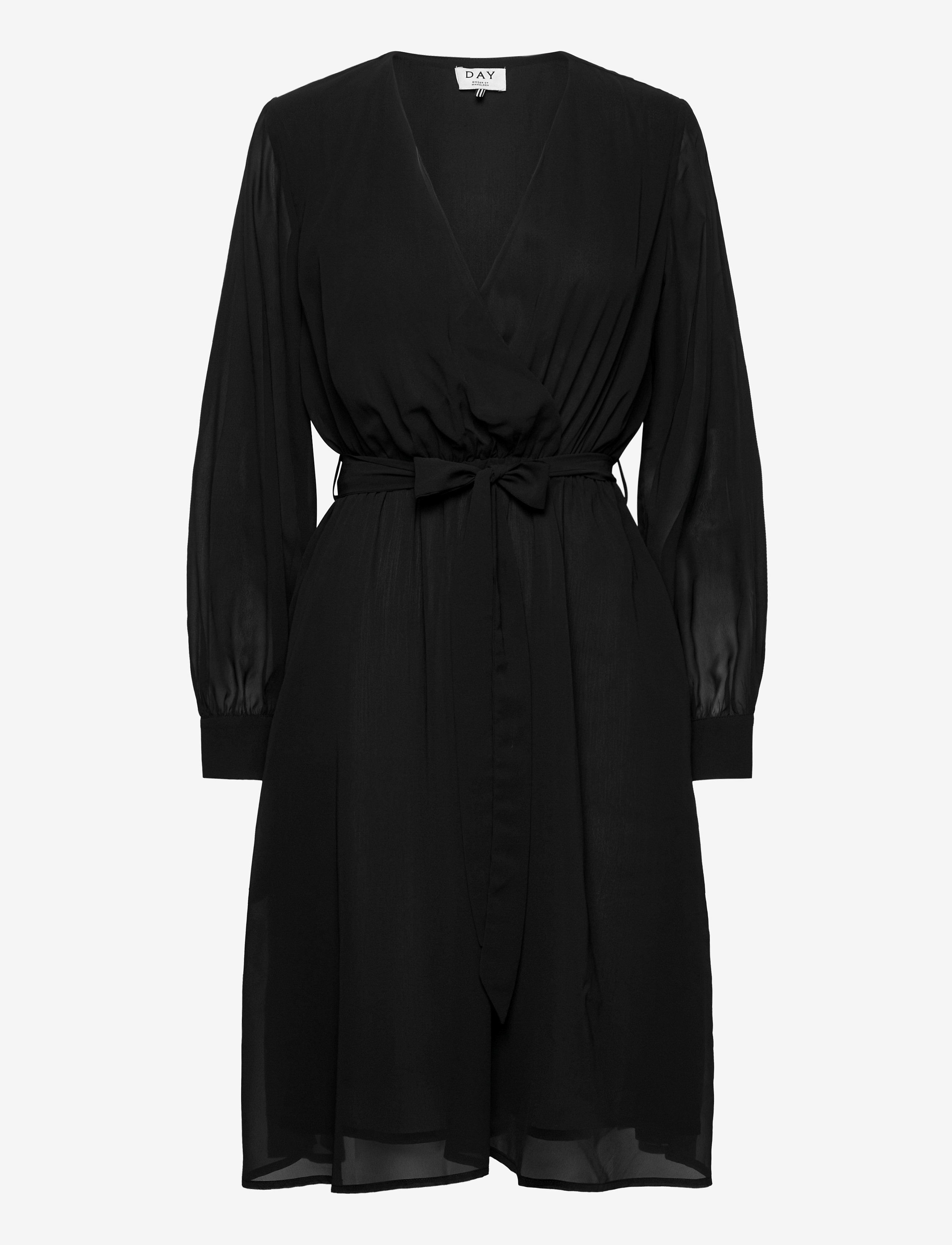 Day Birger et Mikkelsen Day Meeting Solid - Slim fit Trousers - Lederhosen - BLACK / black