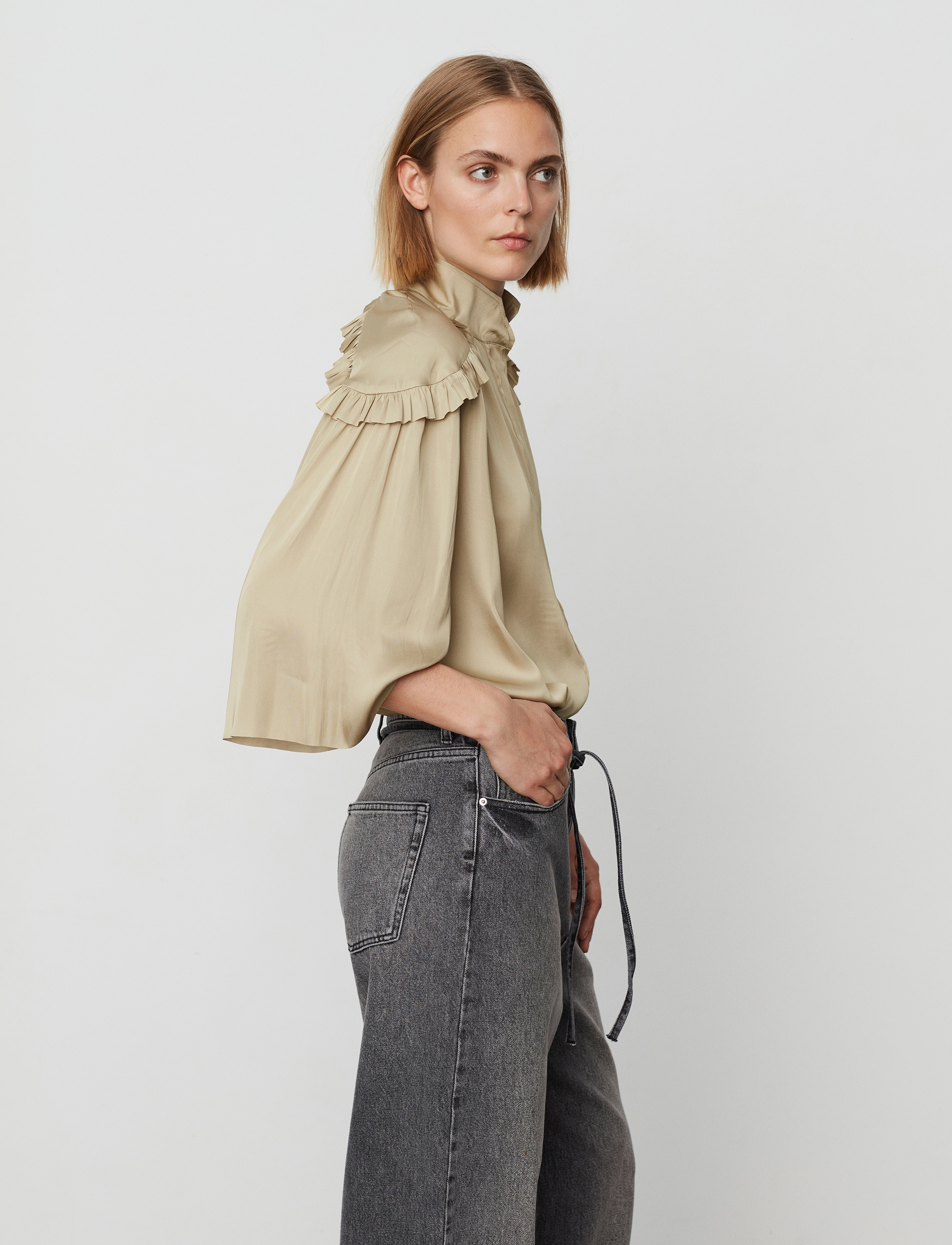 Day Birger et Mikkelsen - Mateo - Modern Drape - light khaki beige - 3