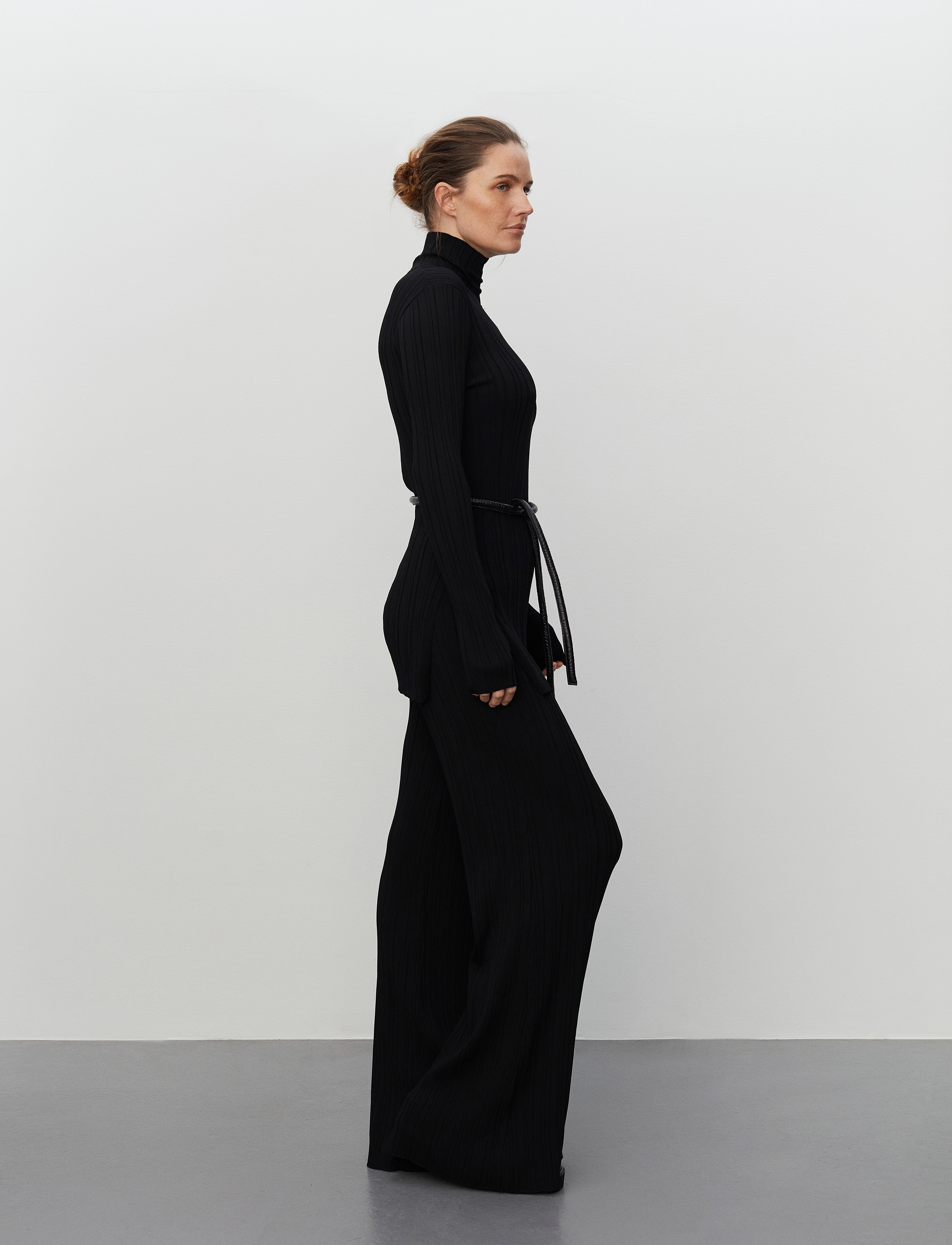 Day Birger et Mikkelsen - Davida - Sleek Viscose - kõrge kaelusega džemprid - black - 5
