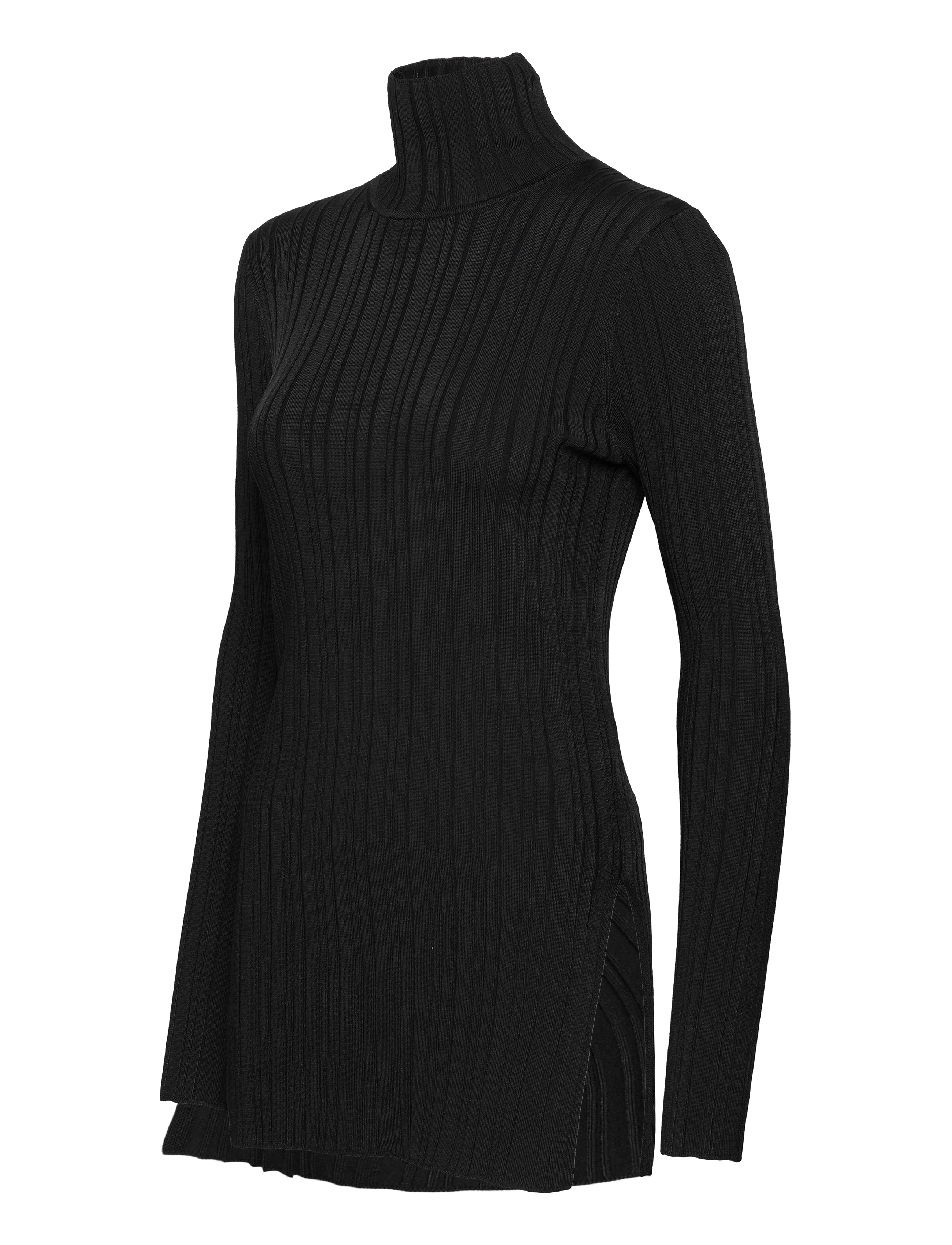 Day Birger et Mikkelsen - Davida - Sleek Viscose - kõrge kaelusega džemprid - black - 3