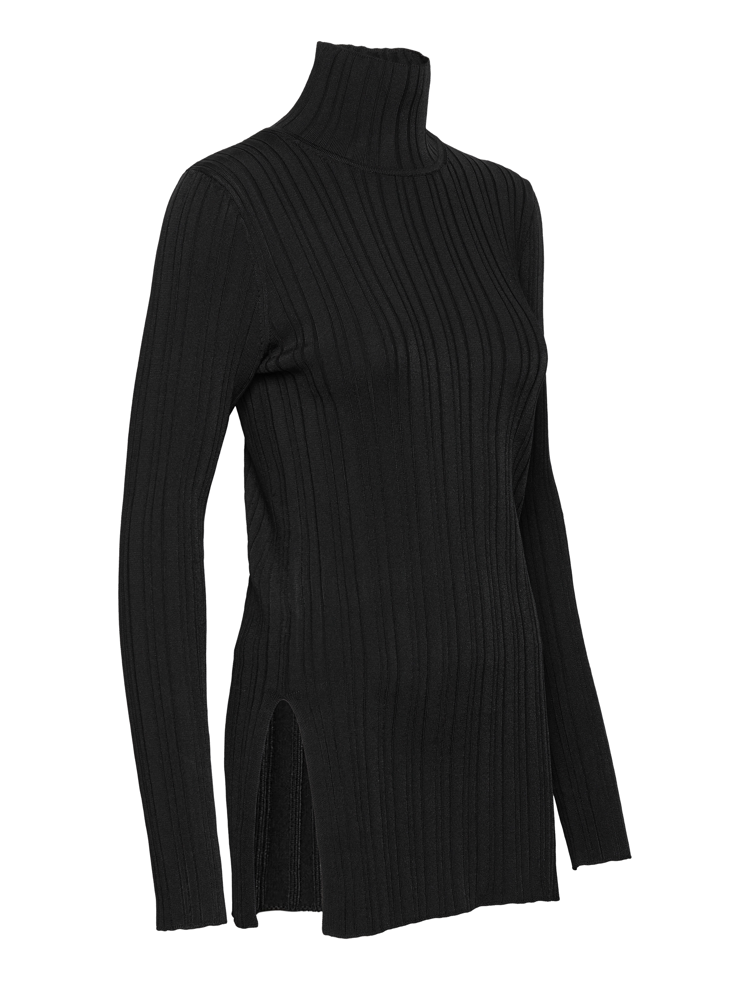Day Birger et Mikkelsen - Davida - Sleek Viscose - kõrge kaelusega džemprid - black - 4