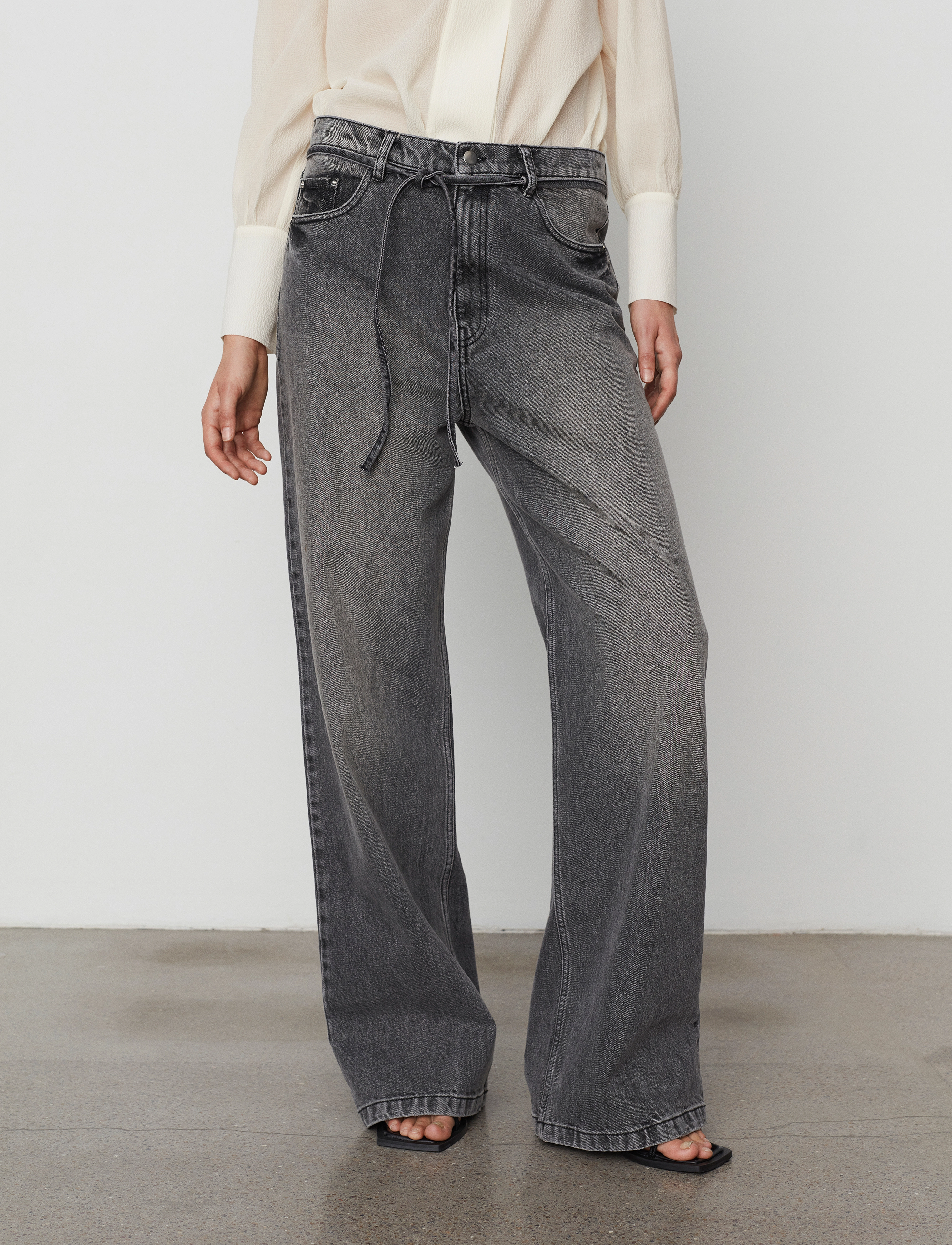 Day Birger et Mikkelsen Elijah - Wonderful Denim - Tøj - BLACK / grey
