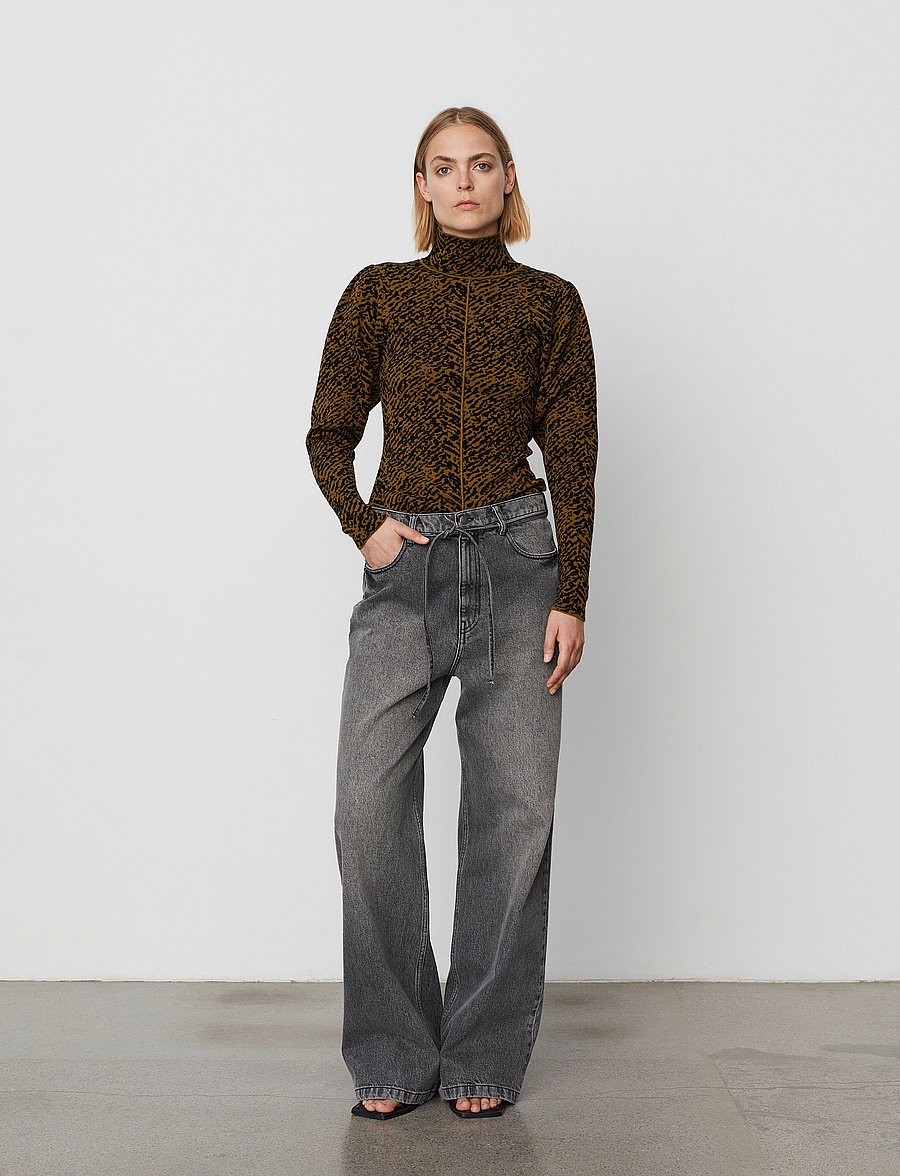 Day Birger et Mikkelsen - Elijah - Wonderful Denim - leveälahkeiset farkut - black - 3