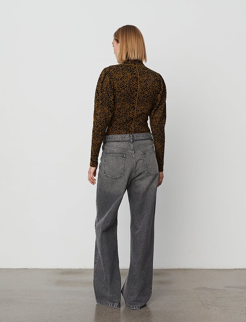 Day Birger et Mikkelsen - Elijah - Wonderful Denim - hosen mit weitem bein - black - 4