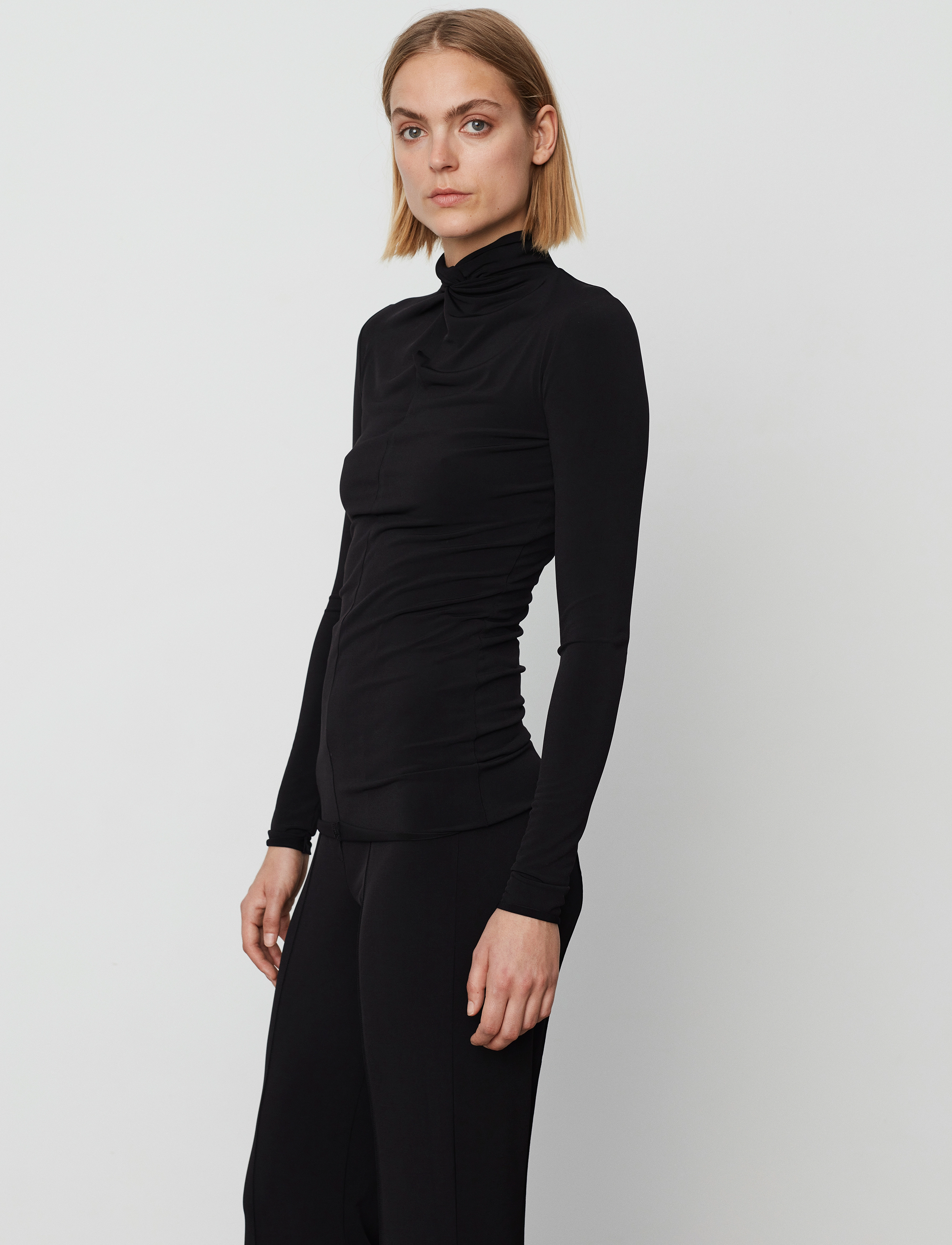 Day Birger et Mikkelsen - Gavin - Delicate Stretch - langærmede toppe - black - 3