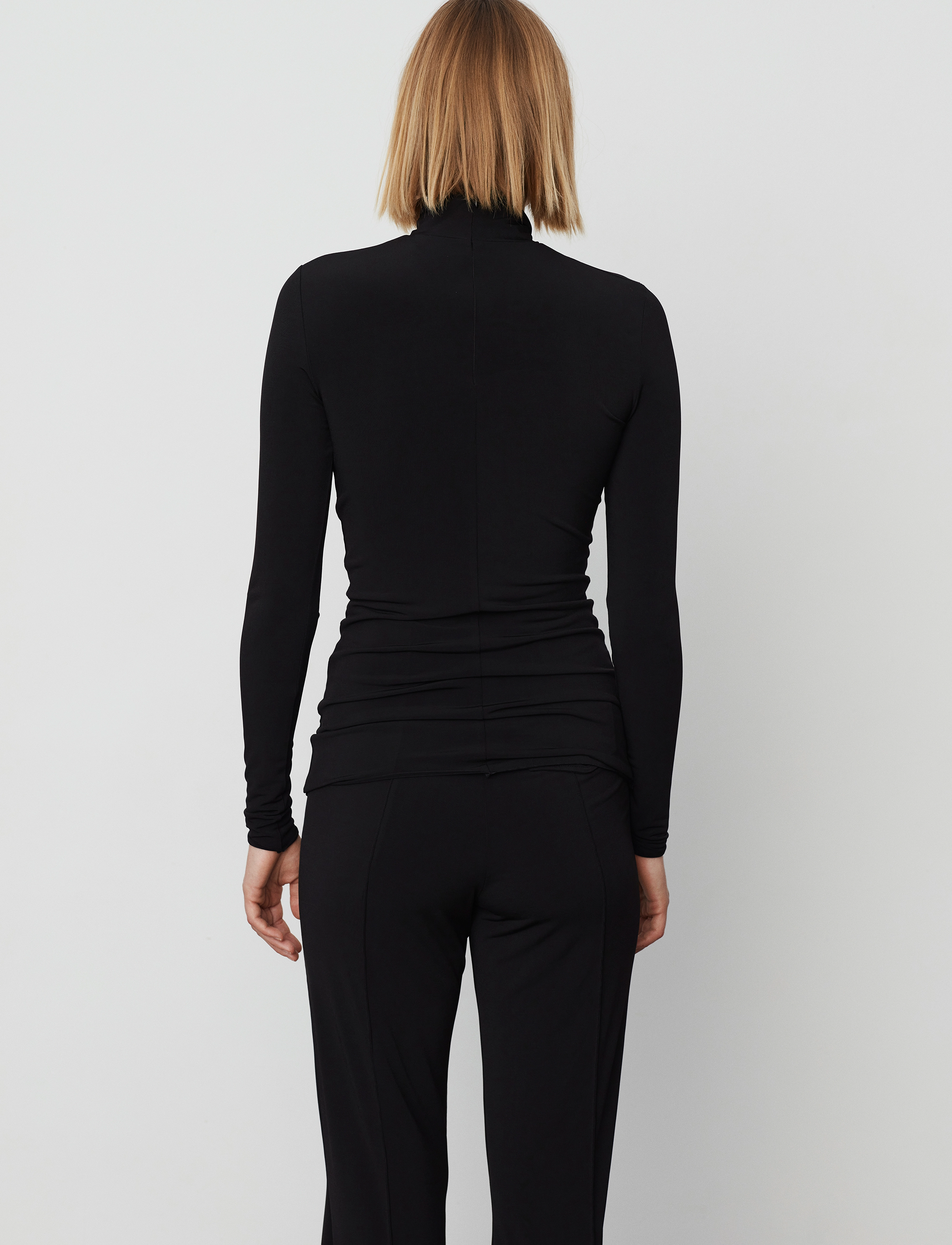 Day Birger et Mikkelsen - Gavin - Delicate Stretch - langærmede toppe - black - 4
