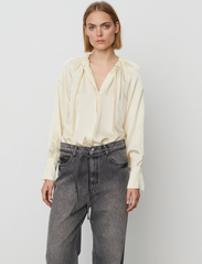 Day Birger et Mikkelsen - Grace - Fluid Texture - long-sleeved blouses - cloud cream - 3