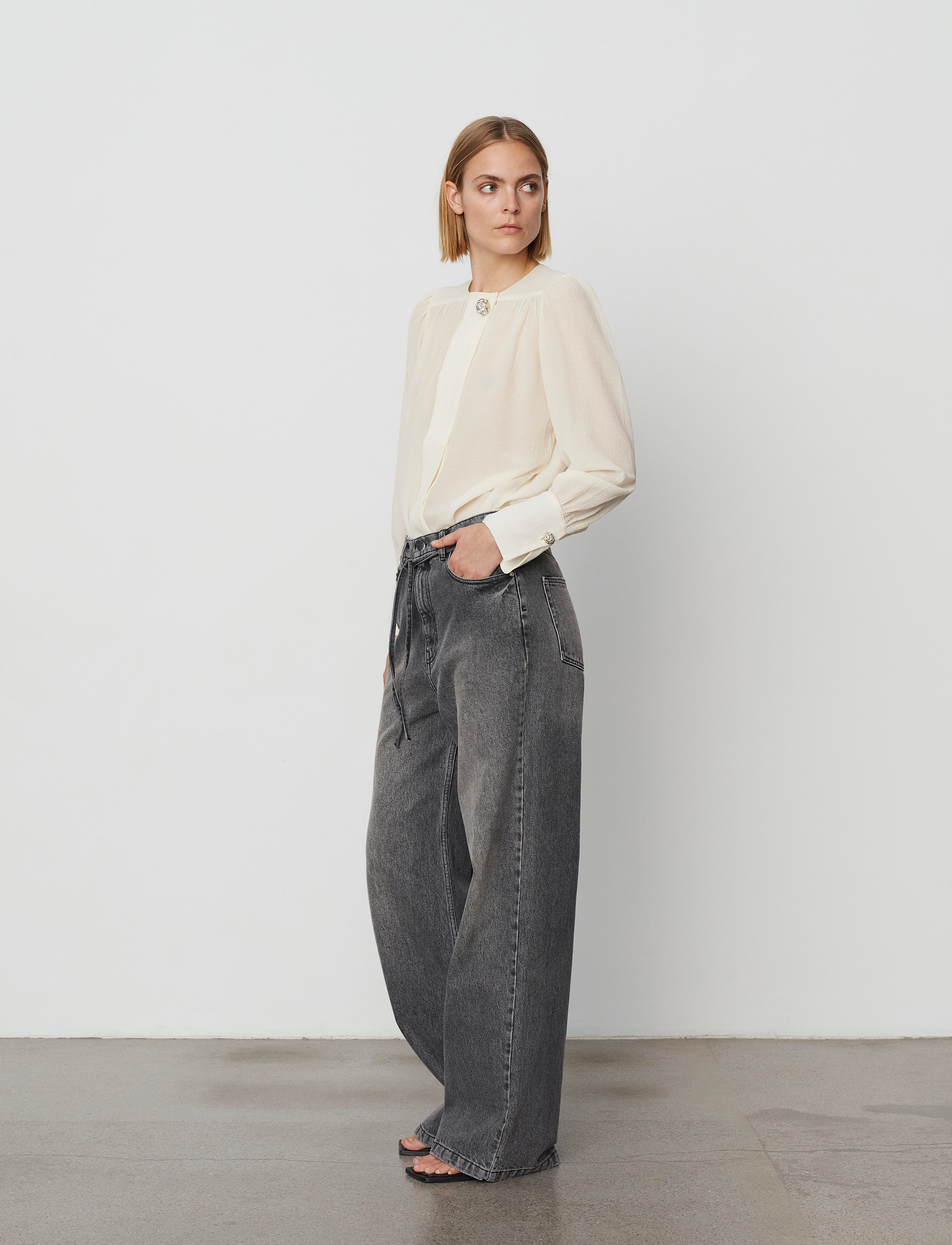 Day Birger et Mikkelsen - Logan - Cotton Silk Texture - vanilla ice - 3