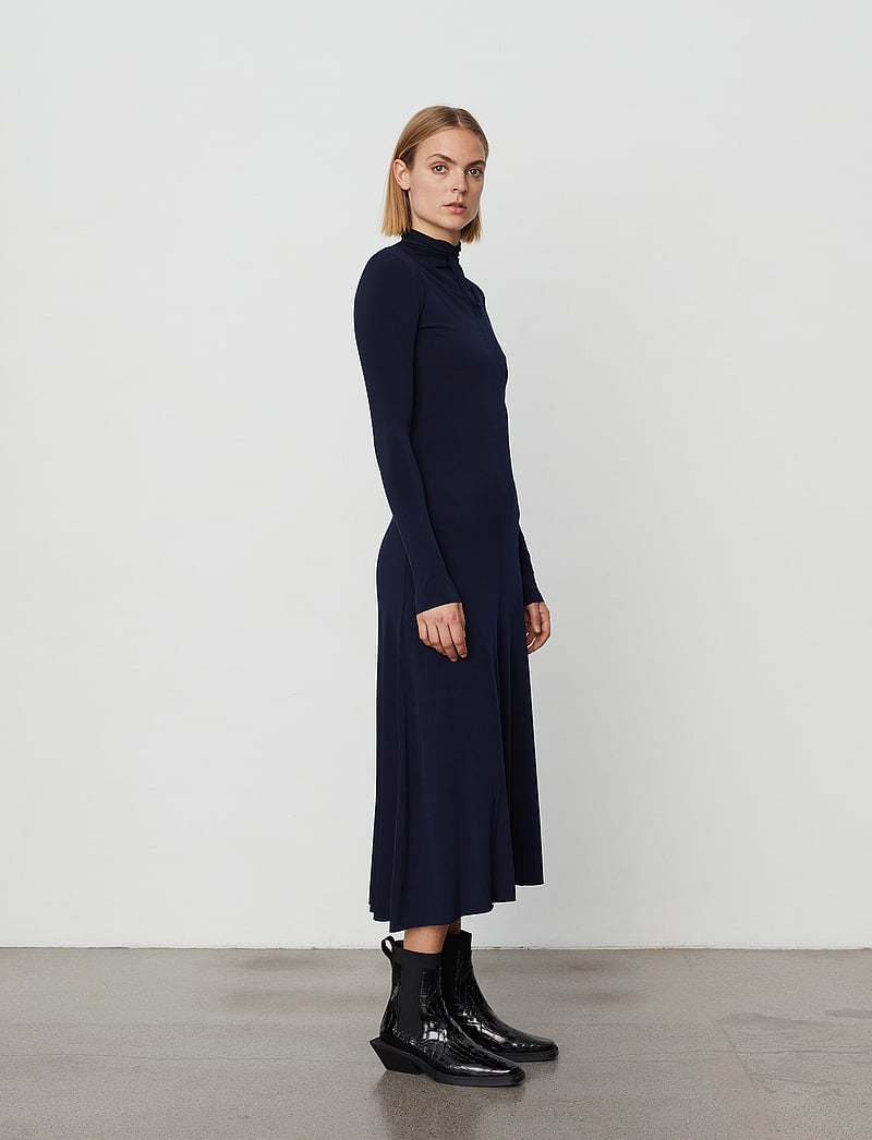 Day Birger et Mikkelsen - Lucille - Delicate Stretch - midi kjoler - total eclipse - 3