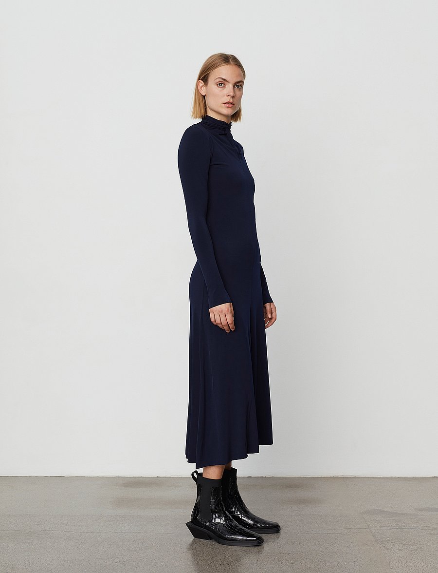 Day Birger et Mikkelsen - Lucille - Delicate Stretch - midi kjoler - total eclipse - 3