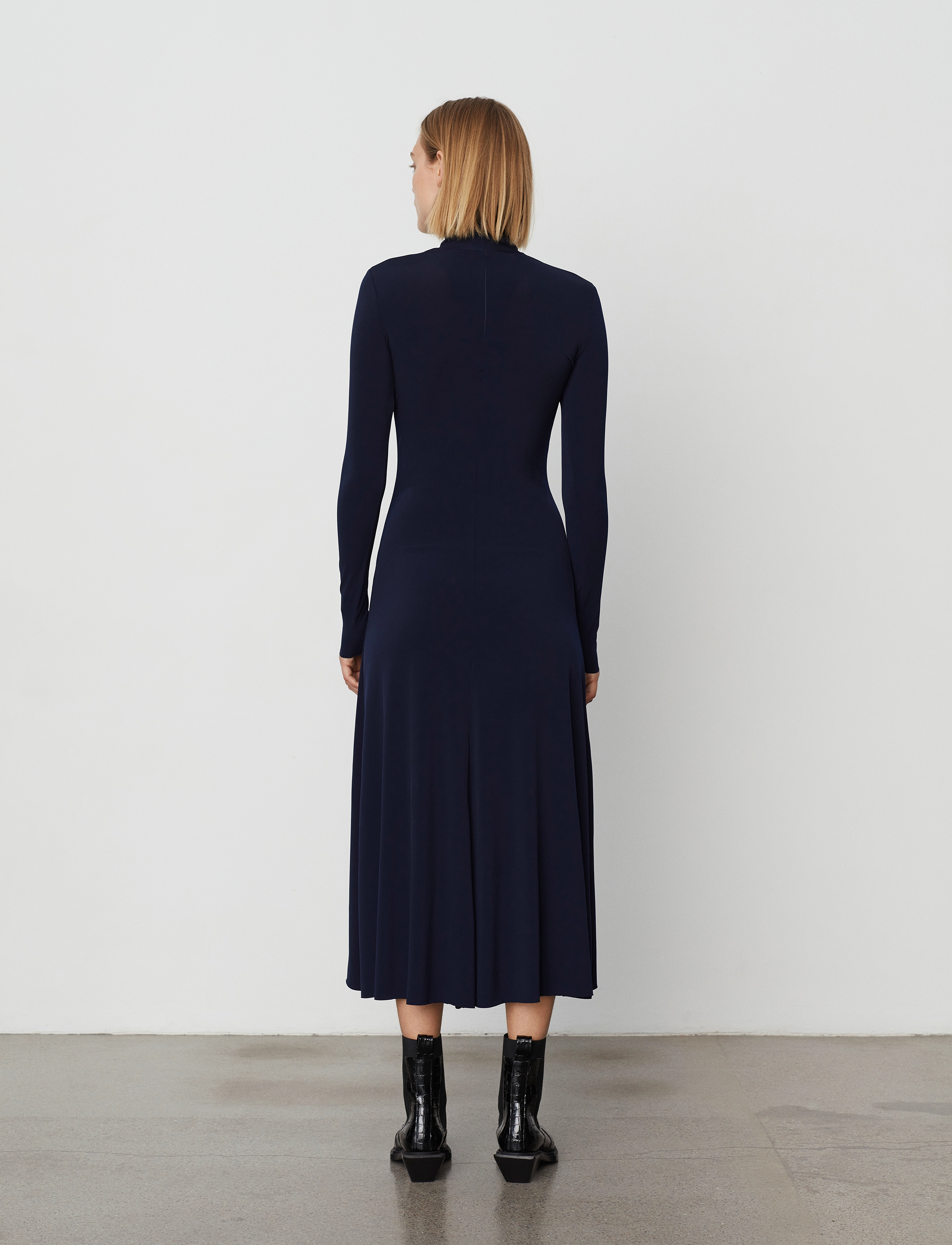 Day Birger et Mikkelsen - Lucille - Delicate Stretch - midi kjoler - total eclipse - 4