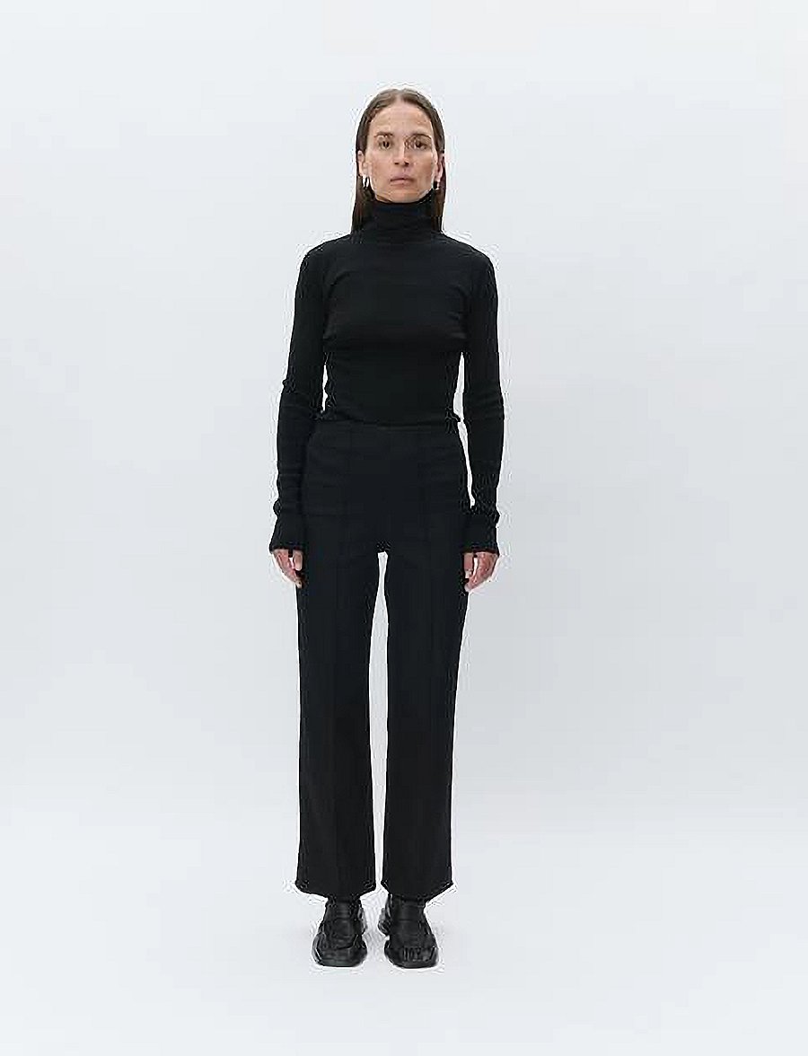 Day Birger et Mikkelsen - Madisson - Comfy Denim RD - alt laiad püksid - black - 0