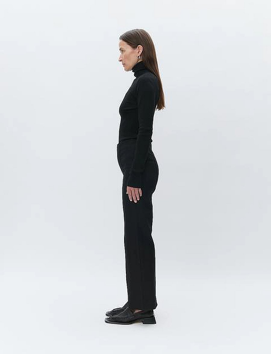 Day Birger et Mikkelsen - Madisson - Comfy Denim RD - alt laiad püksid - black - 3