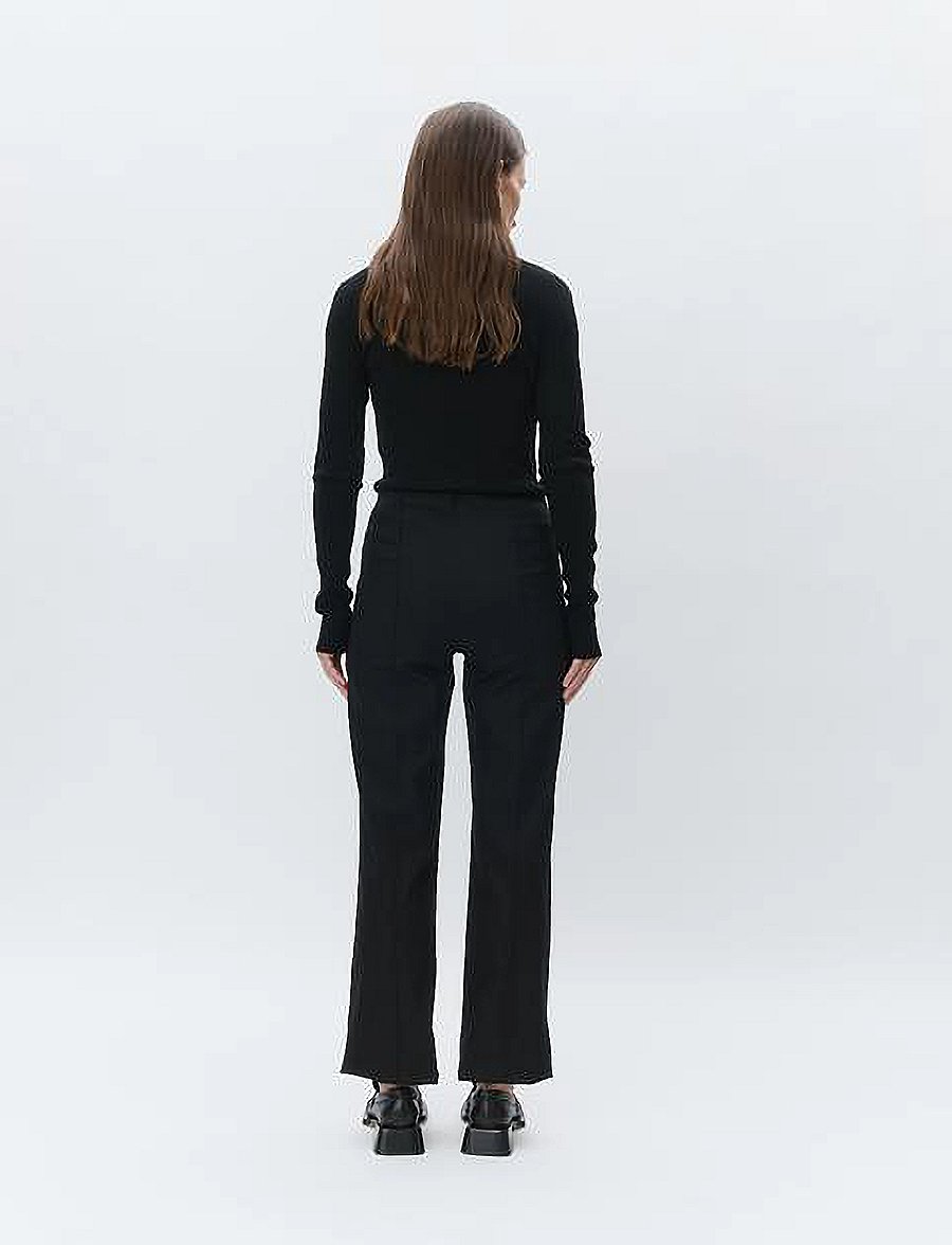 Day Birger et Mikkelsen - Madisson - Comfy Denim RD - alt laiad püksid - black - 4