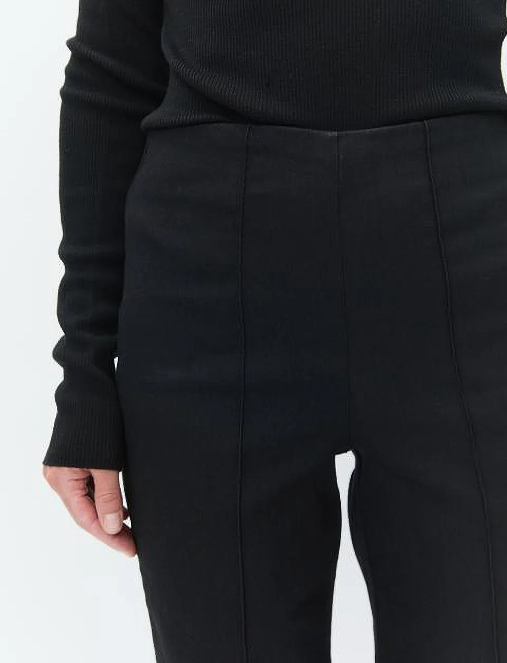 Day Birger et Mikkelsen - Madisson - Comfy Denim RD - utsvängda byxor - black - 5