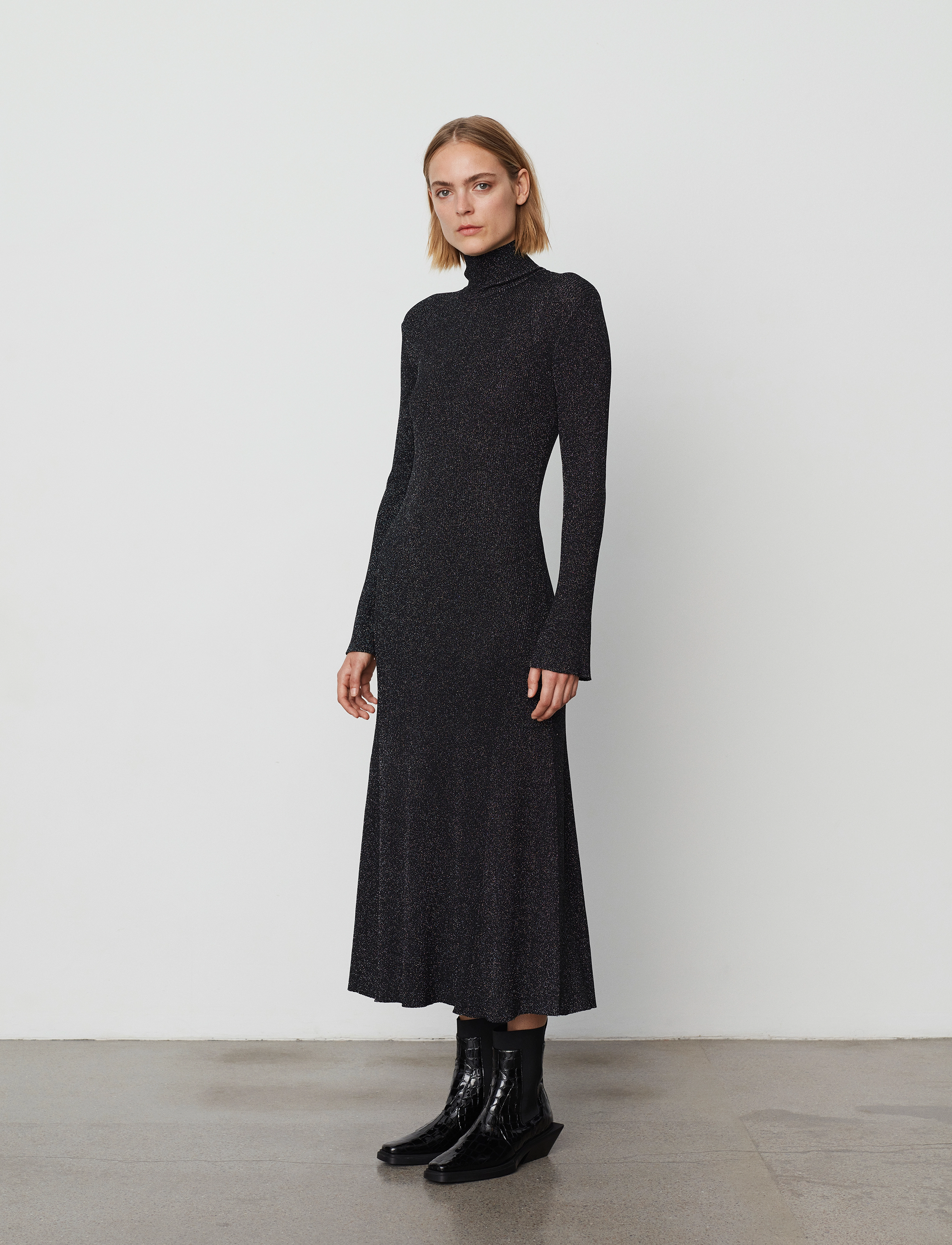 Day Birger et Mikkelsen - Neal - Lurex Shine - strikkjoler - black - 3