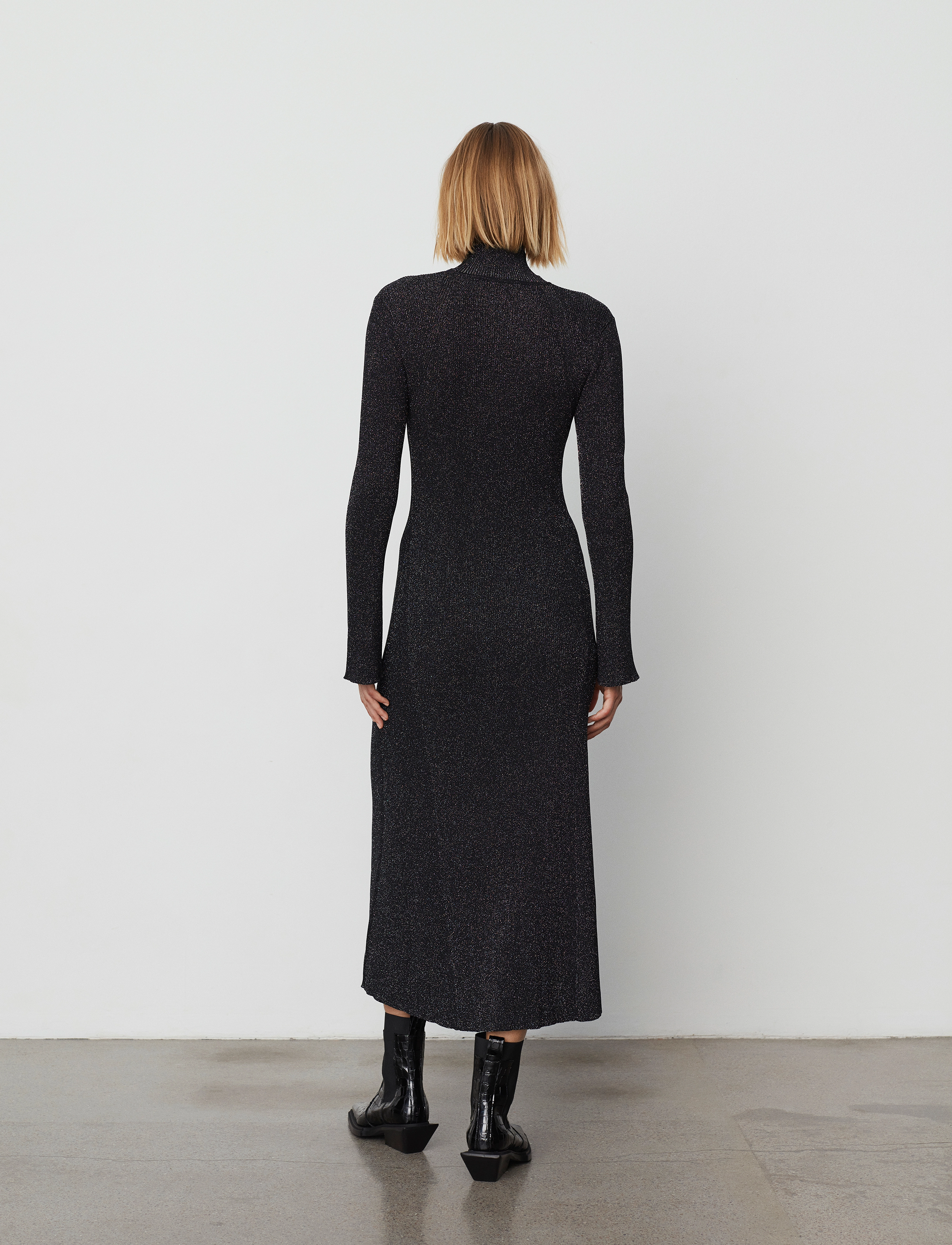 Day Birger et Mikkelsen - Neal - Lurex Shine - strikkjoler - black - 4