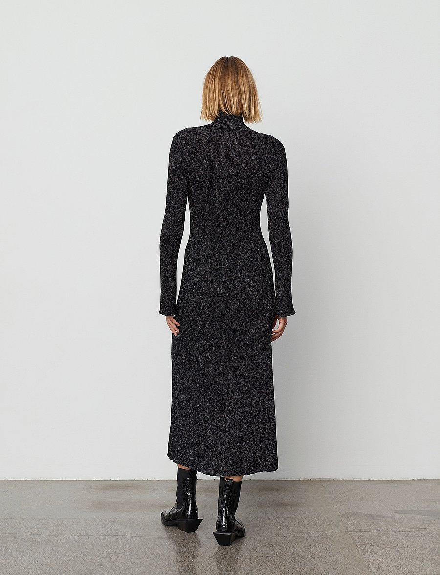 Day Birger et Mikkelsen - Neal - Lurex Shine - strickkleider - black - 4