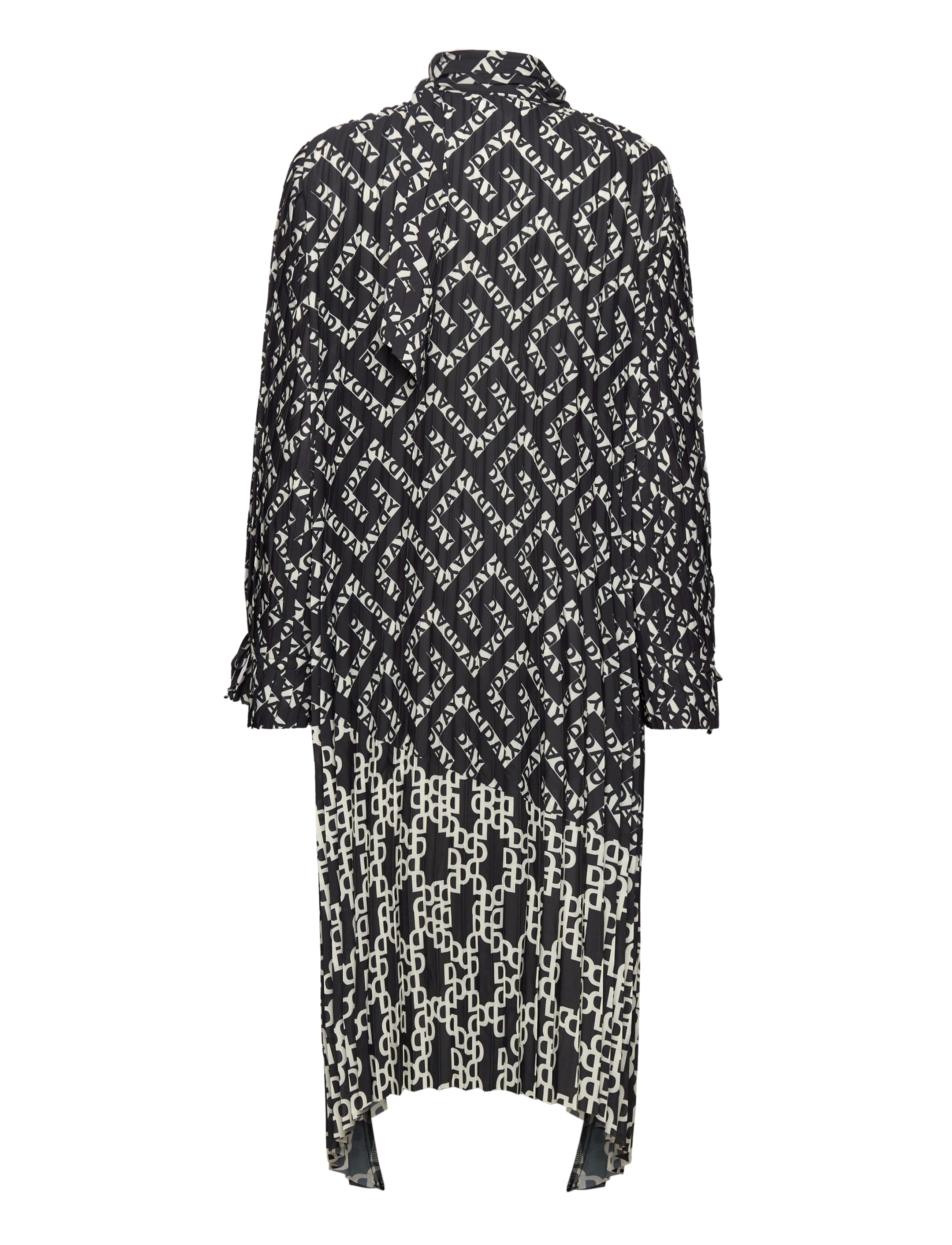 Day Birger et Mikkelsen - Oscar - Graphic Mix - vidutinio ilgio suknelės - black - 2
