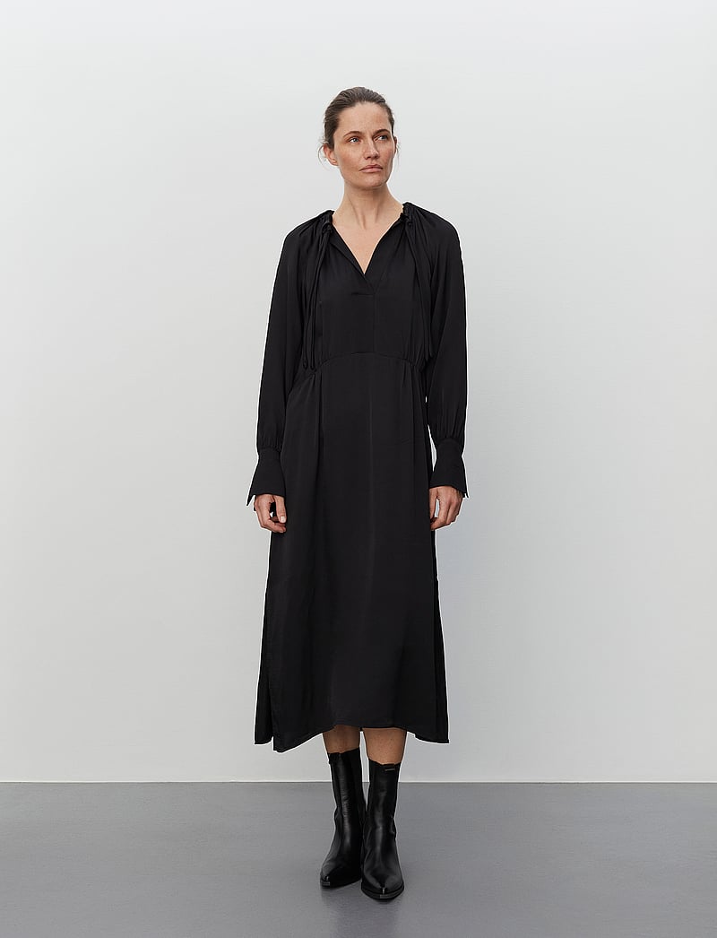 Day Birger et Mikkelsen - Sage - Fluid Texture - midiklänningar - black - 0