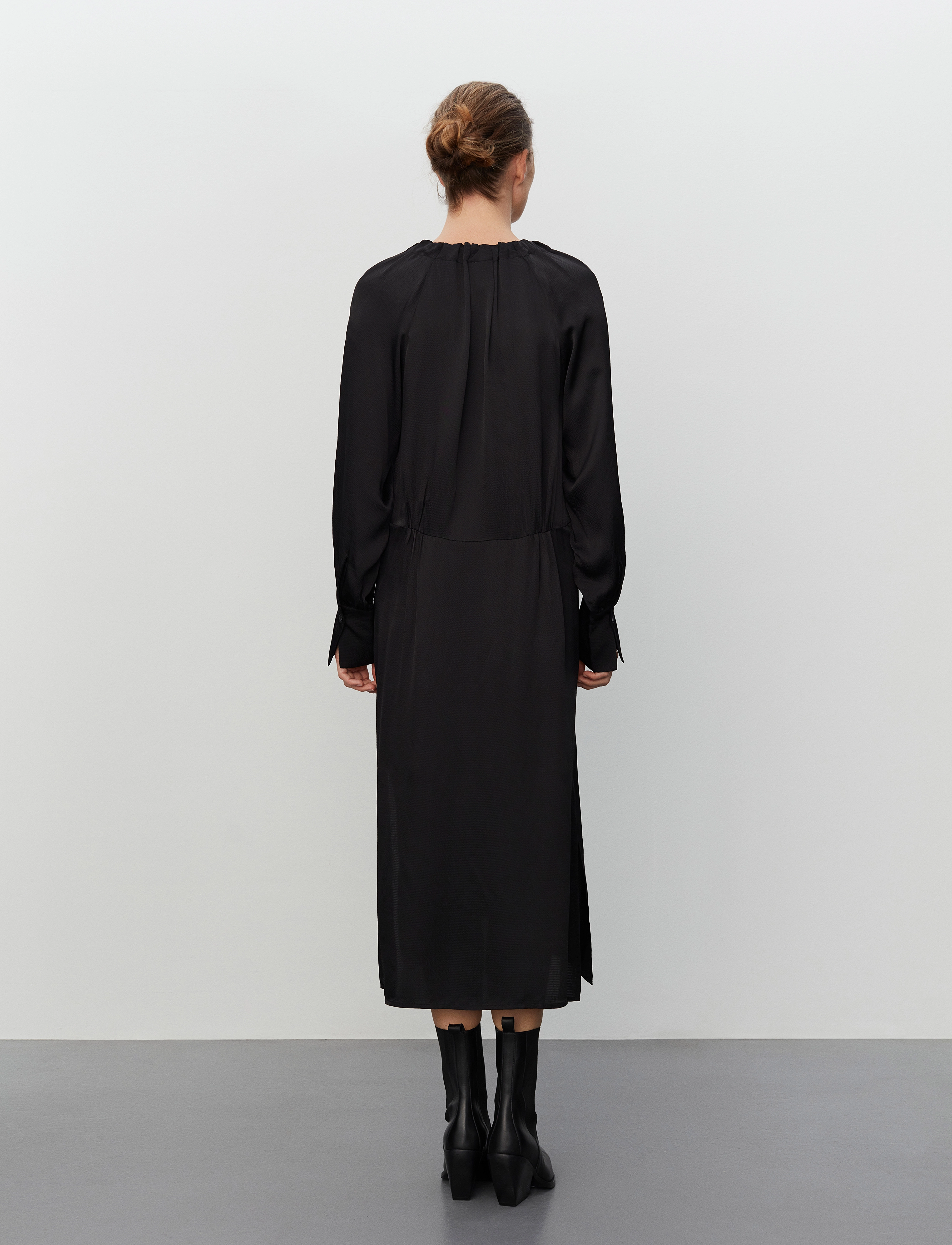 Day Birger et Mikkelsen - Sage - Fluid Texture - vidutinio ilgio suknelės - black - 4