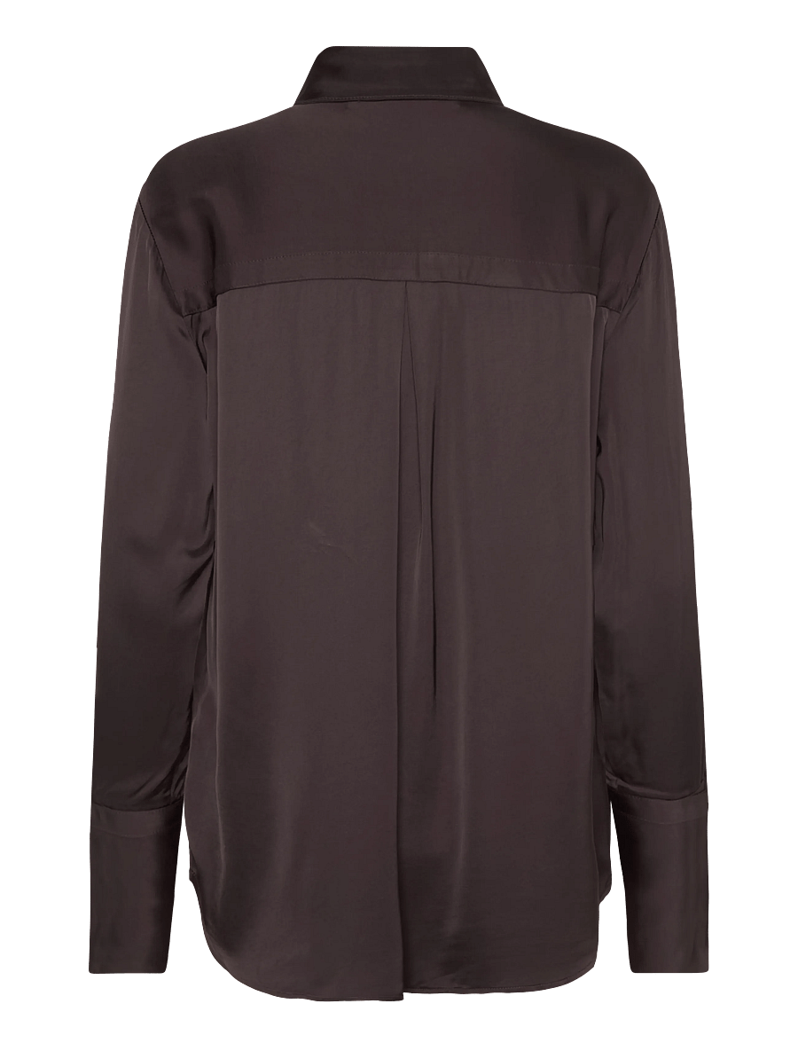 Day Birger et Mikkelsen - DAYMola - Silky Touch - langärmelige blusen - ganache - 2