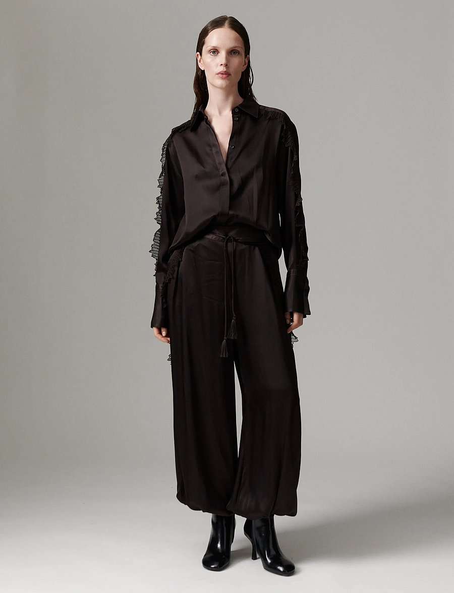 Day Birger et Mikkelsen - DAYMola - Silky Touch - langärmelige blusen - ganache - 5