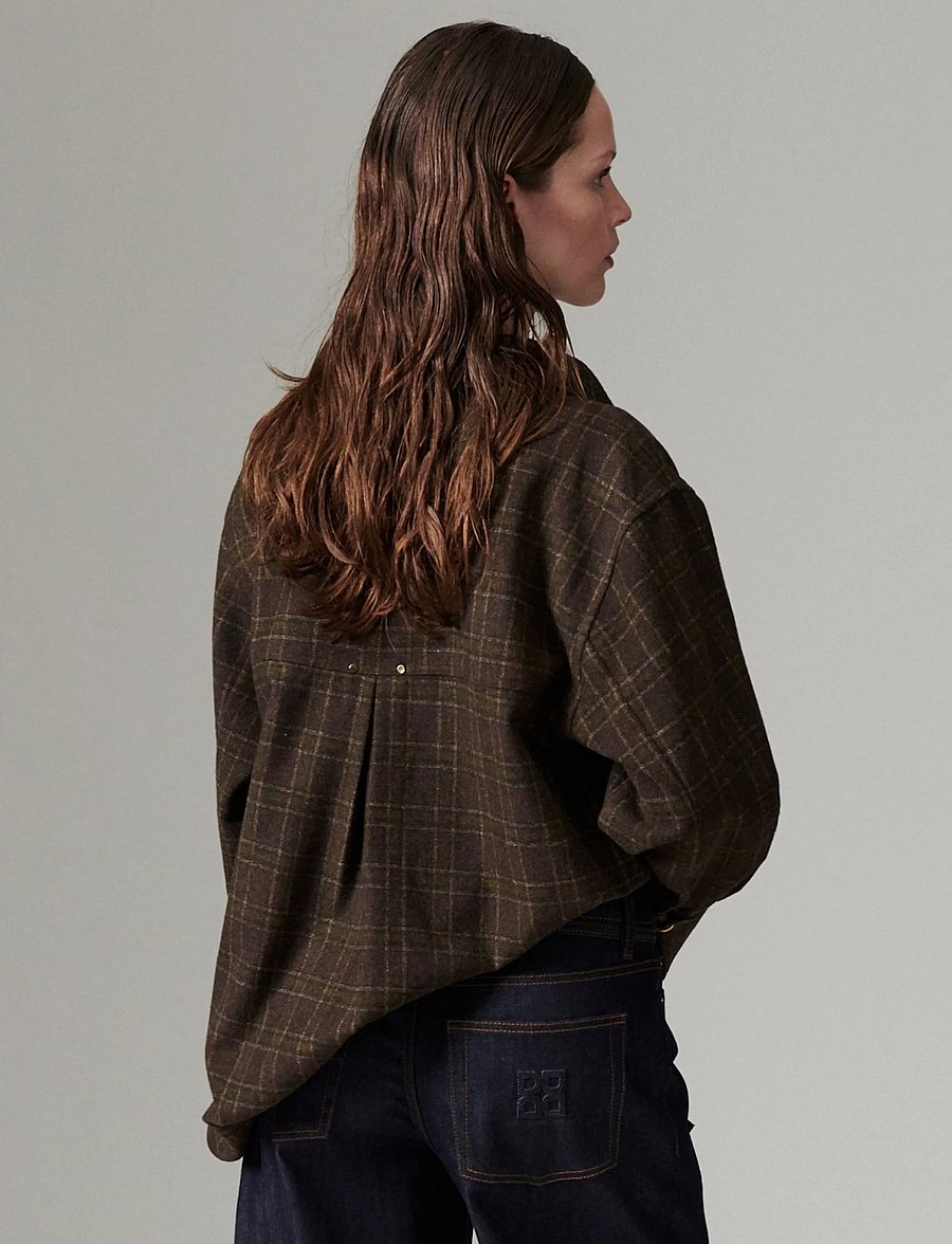 Day Birger et Mikkelsen - DAYHara - Flanello - overshirts - brown check - 4