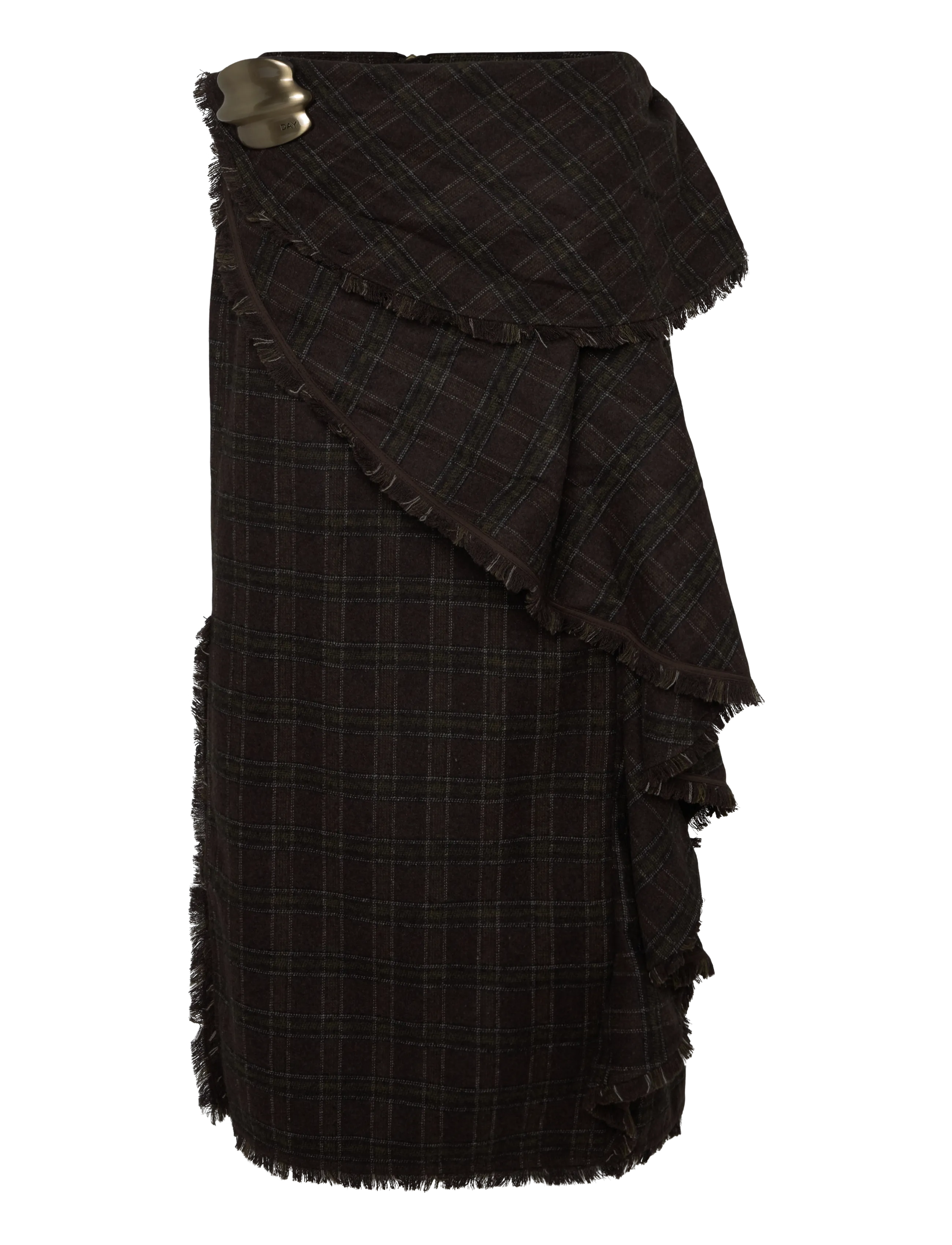 Day Birger et Mikkelsen DAYTima - Flanello - Modetrender - BROWN CHECK / brown
