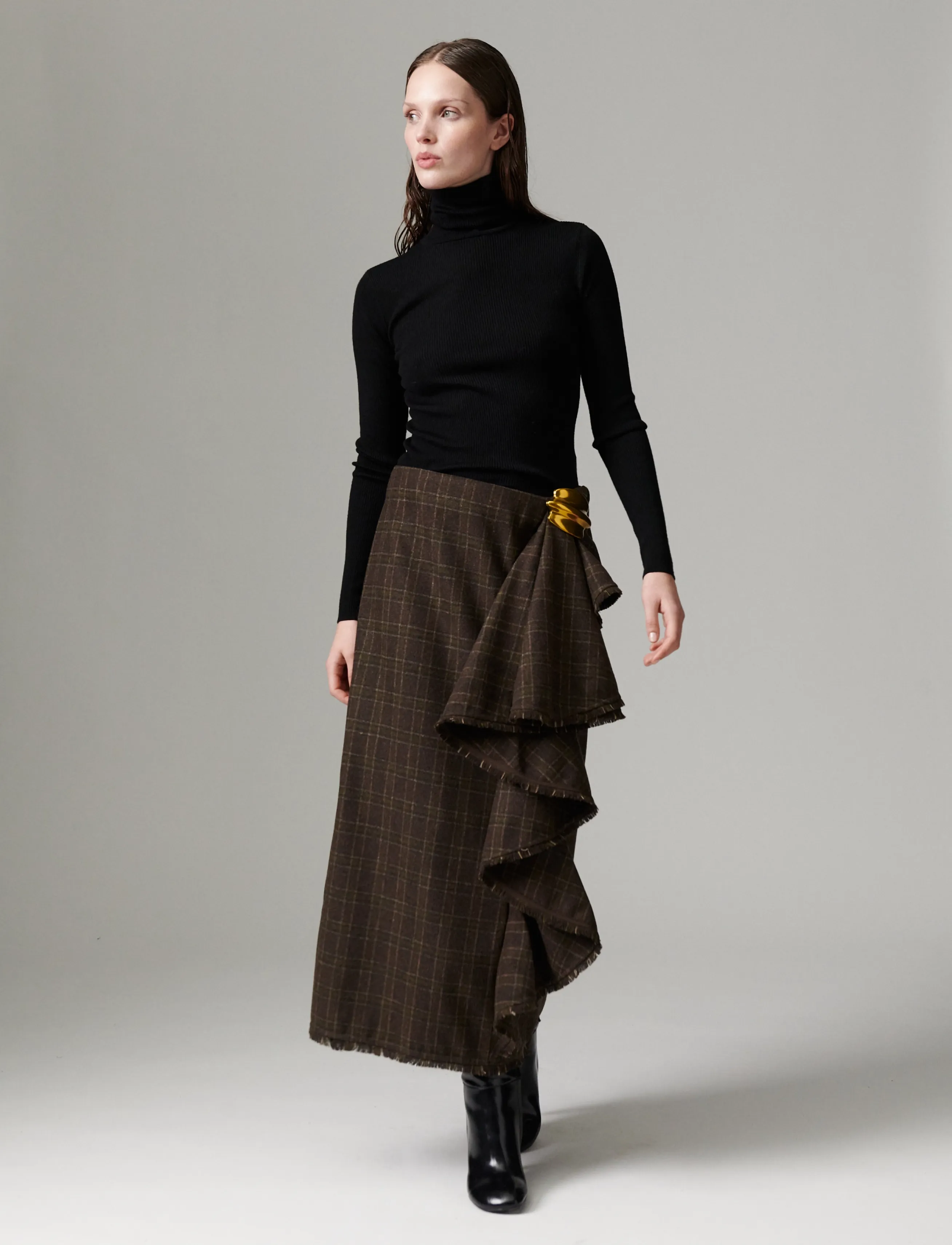 Day Birger et Mikkelsen - DAYTima - Flanello - midi kjolar - brown check - 4
