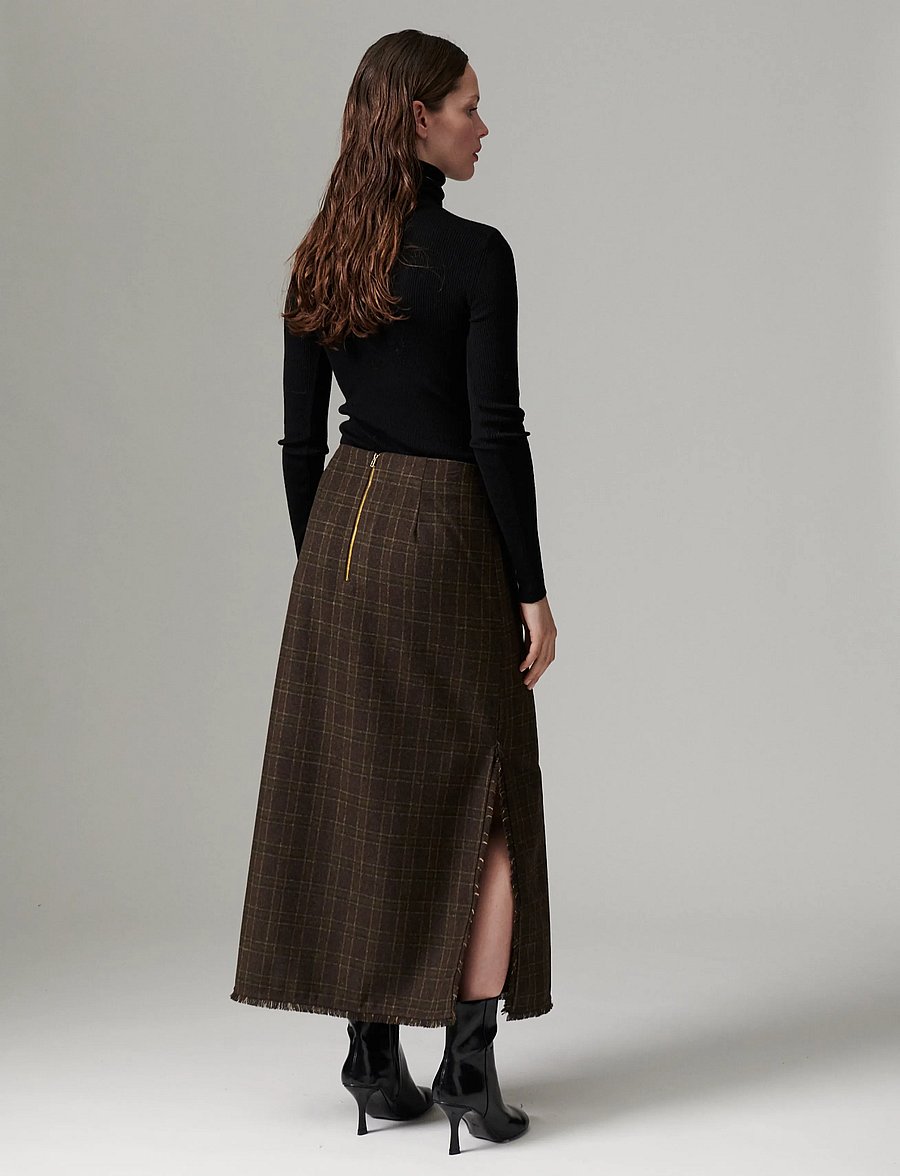 Day Birger et Mikkelsen - DAYTima - Flanello - midi kjolar - brown check - 5
