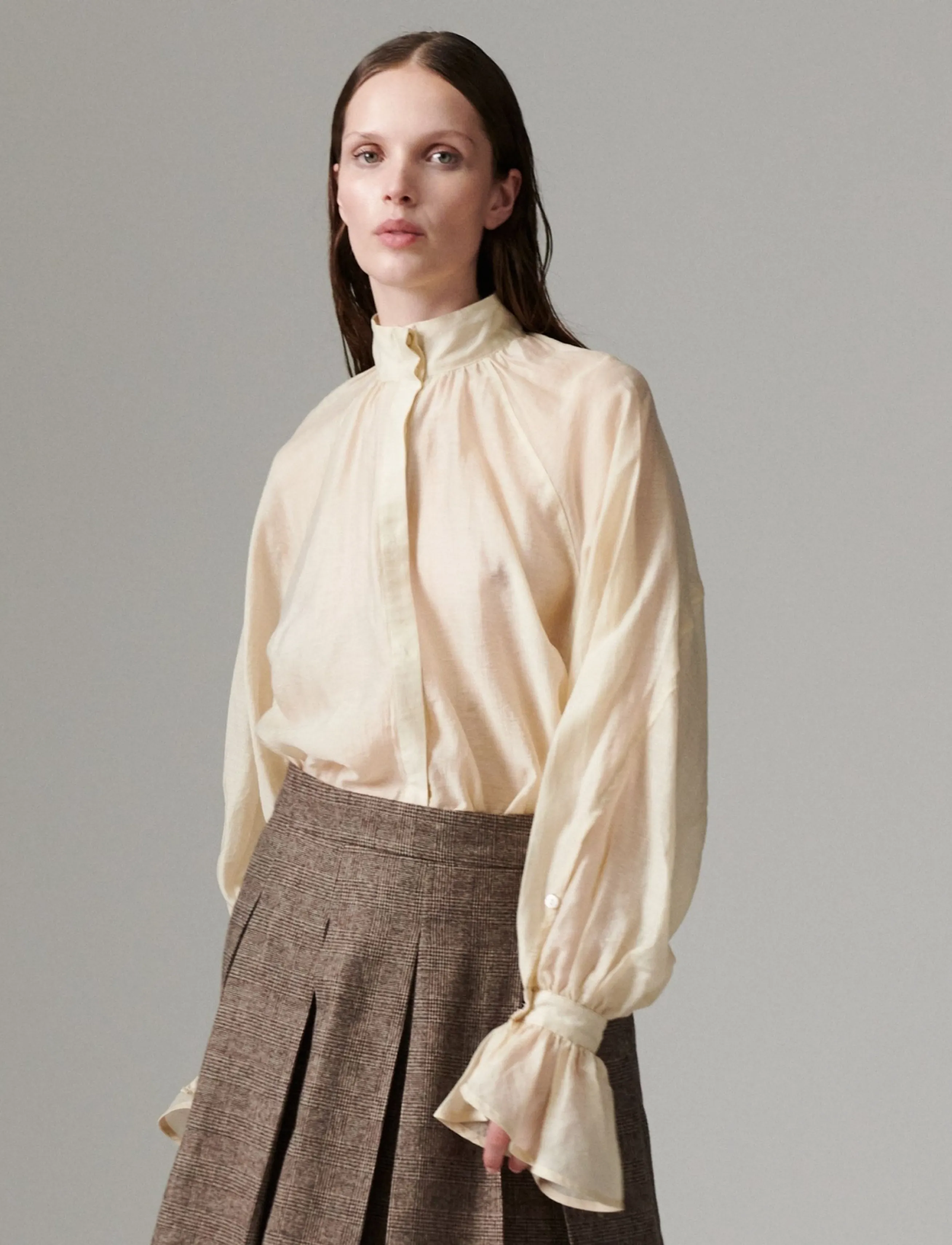 Day Birger et Mikkelsen DAYWayo - Linen Tento - Shirts - BROWN RICE / beige