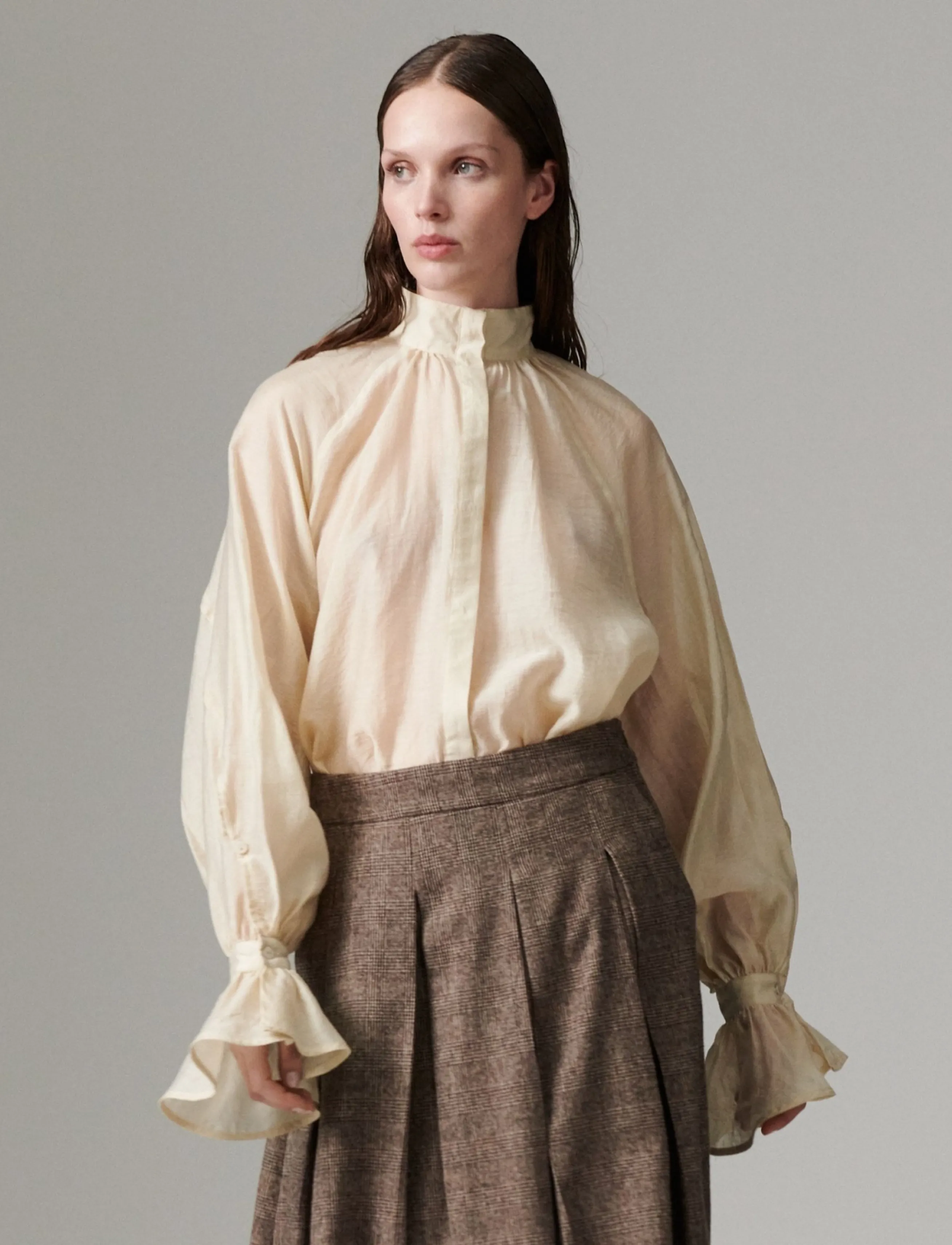 Day Birger et Mikkelsen - DAYWayo - Linen Tento - linen shirts - brown rice - 3