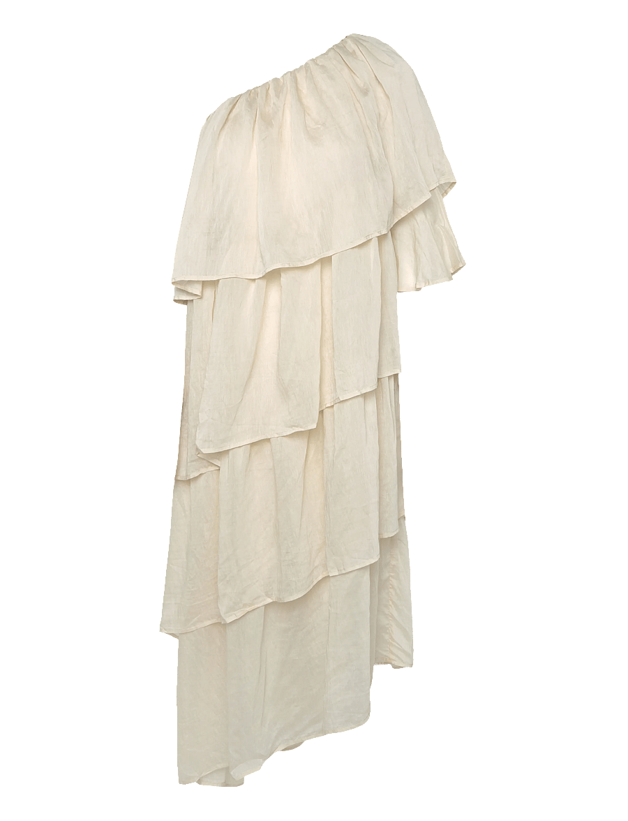 Day Birger et Mikkelsen - DAYTobba - Linen Tento - sommerkjoler - brown rice - 1