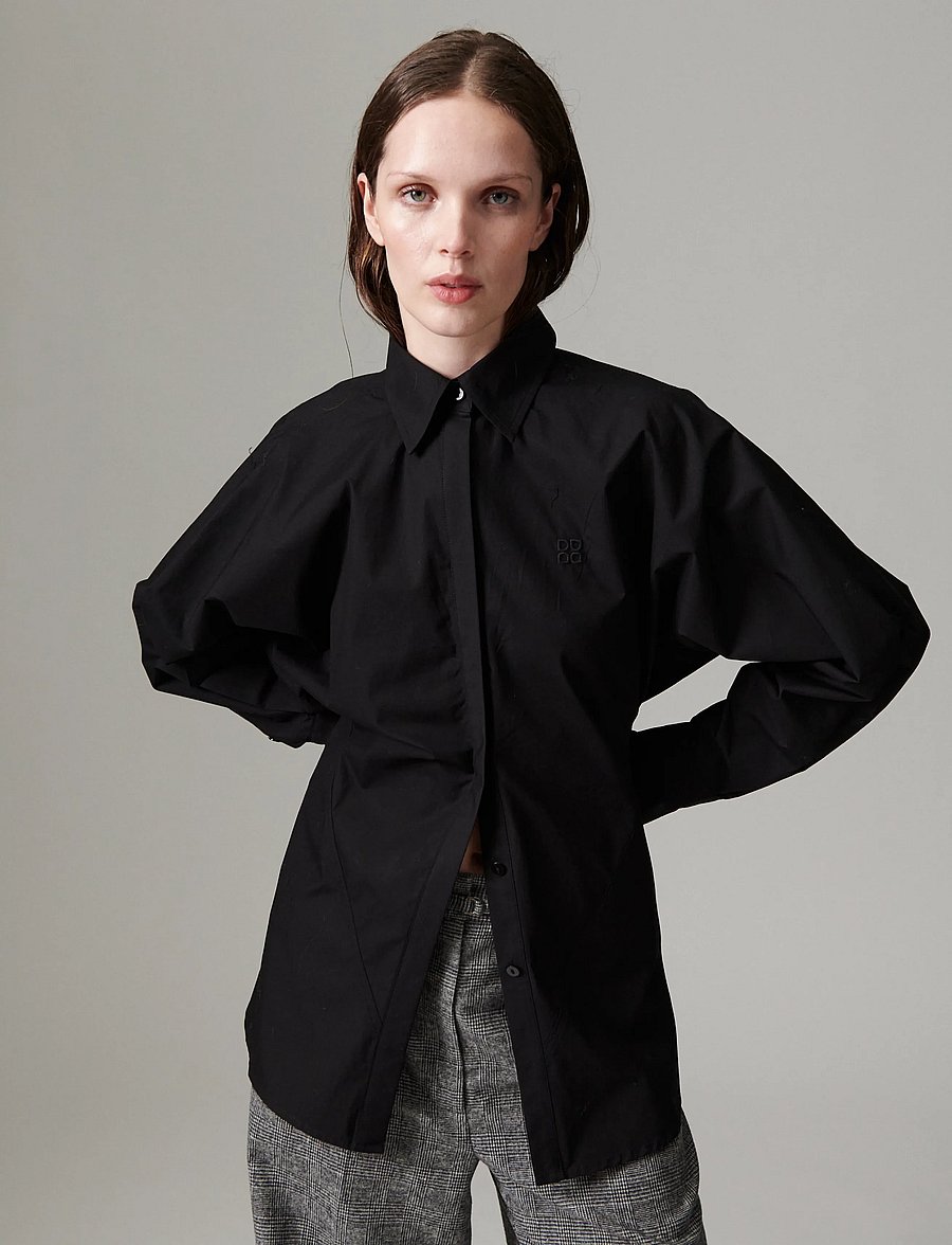 Day Birger et Mikkelsen - DAYPixie - Poplina - langærmede skjorter - black - 0