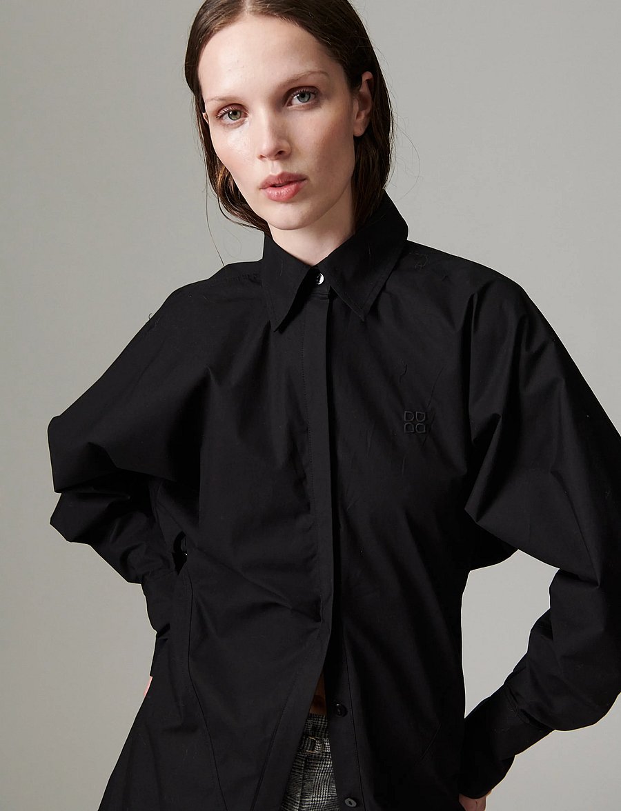 Day Birger et Mikkelsen - DAYPixie - Poplina - langærmede skjorter - black - 3