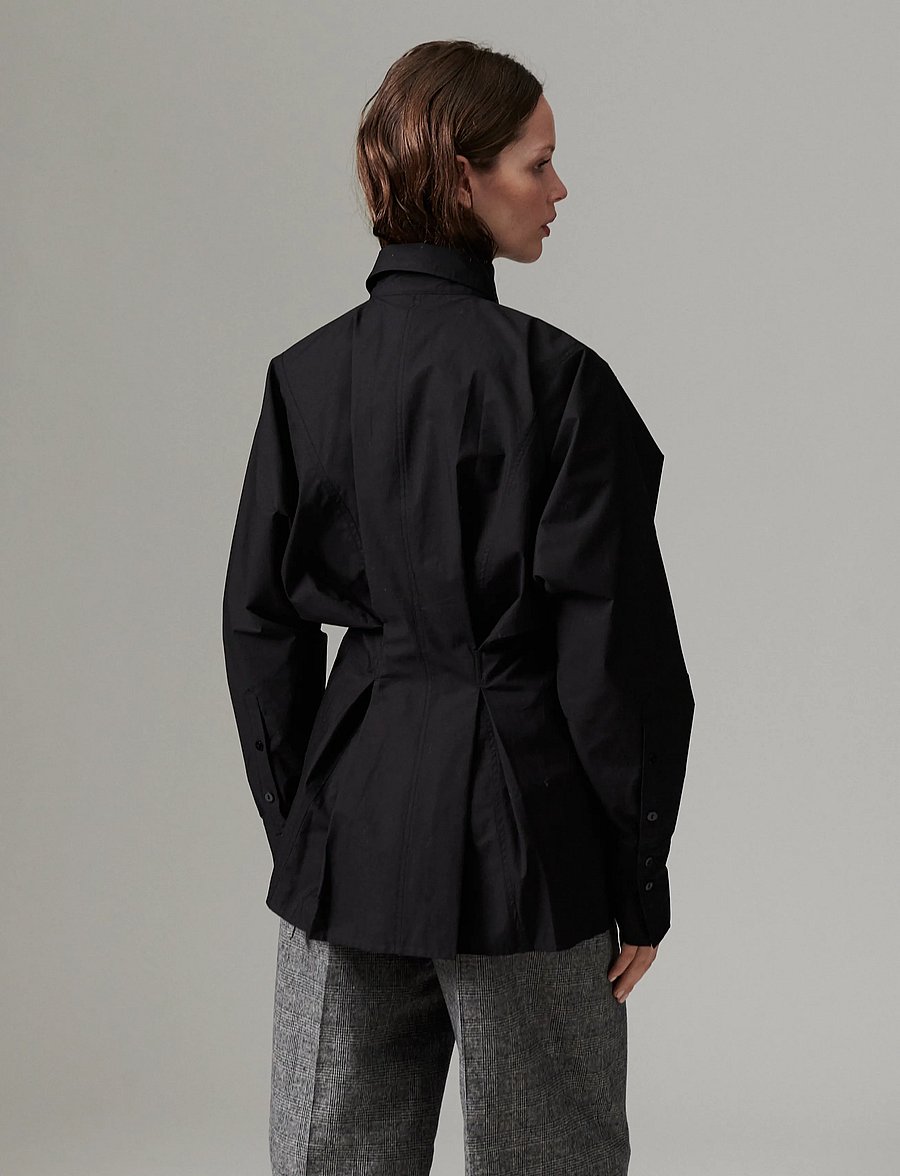 Day Birger et Mikkelsen - DAYPixie - Poplina - langærmede skjorter - black - 4