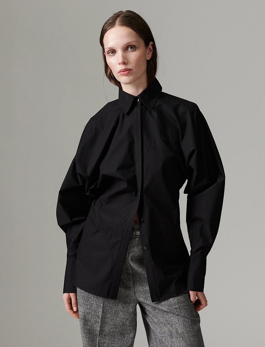 Day Birger et Mikkelsen - DAYPixie - Poplina - langærmede skjorter - black - 5