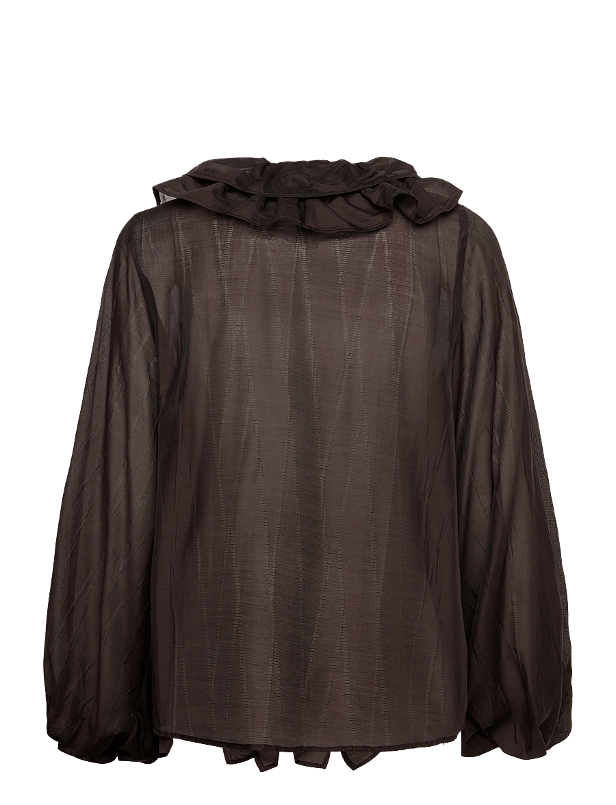 Day Birger et Mikkelsen - DAYFrey - Tencilly - langærmede bluser - ganache - 2
