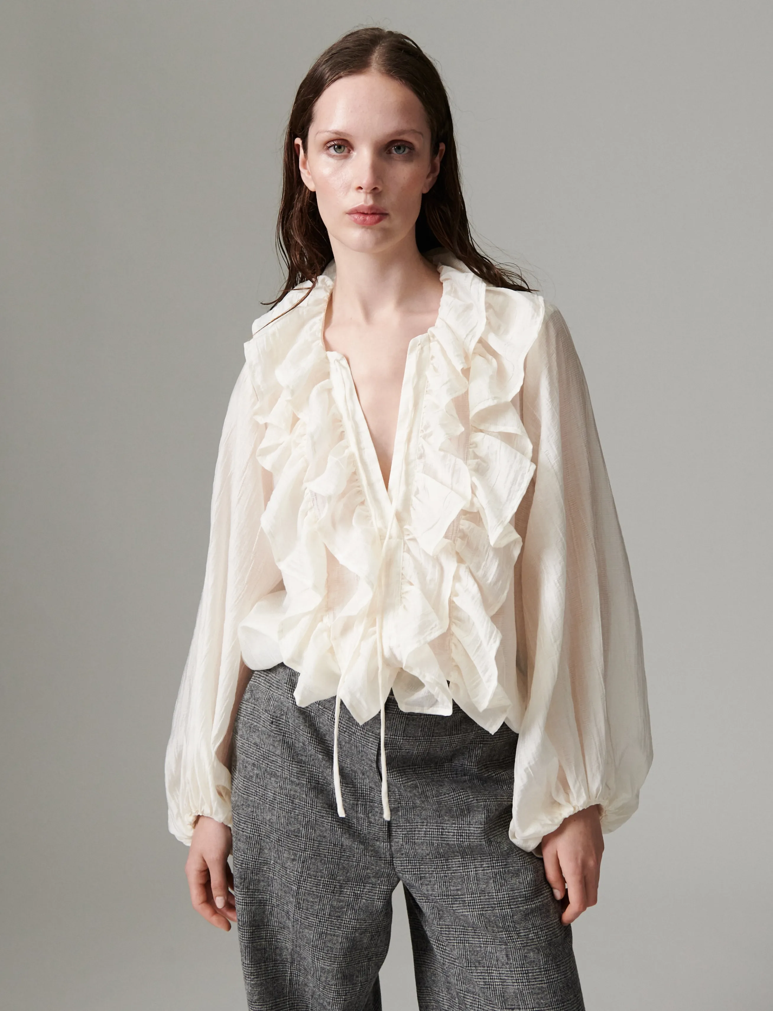 Day Birger et Mikkelsen DAYFrey - Tencilly - Bluser - JET STREAM / cream