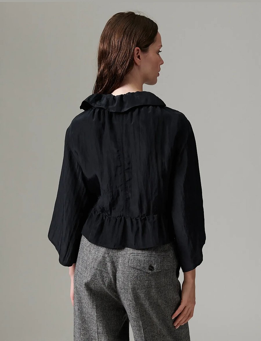 Day Birger et Mikkelsen - DAYWaka - Viscose Tech - blusar med trekvartsärmar - black - 4