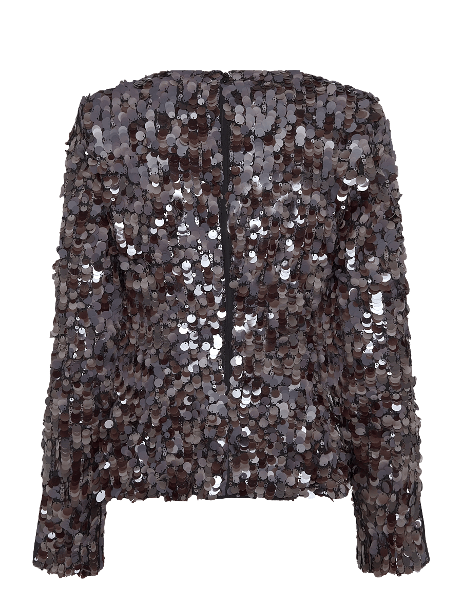 Day Birger et Mikkelsen - DAYZola - Shimmy - långärmade blusar - ganache - 2
